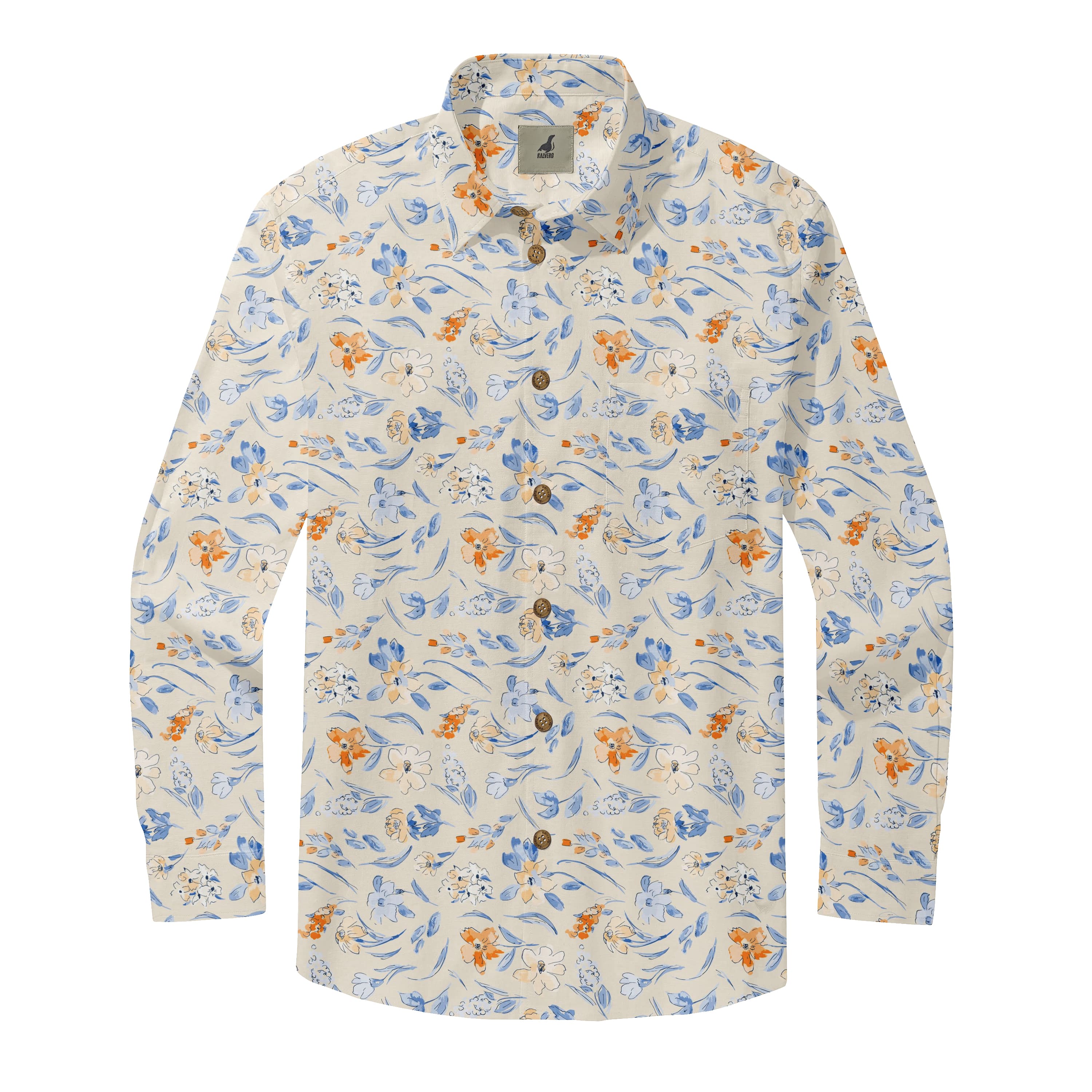 Watercolor Floral Long Sleeve Shirts