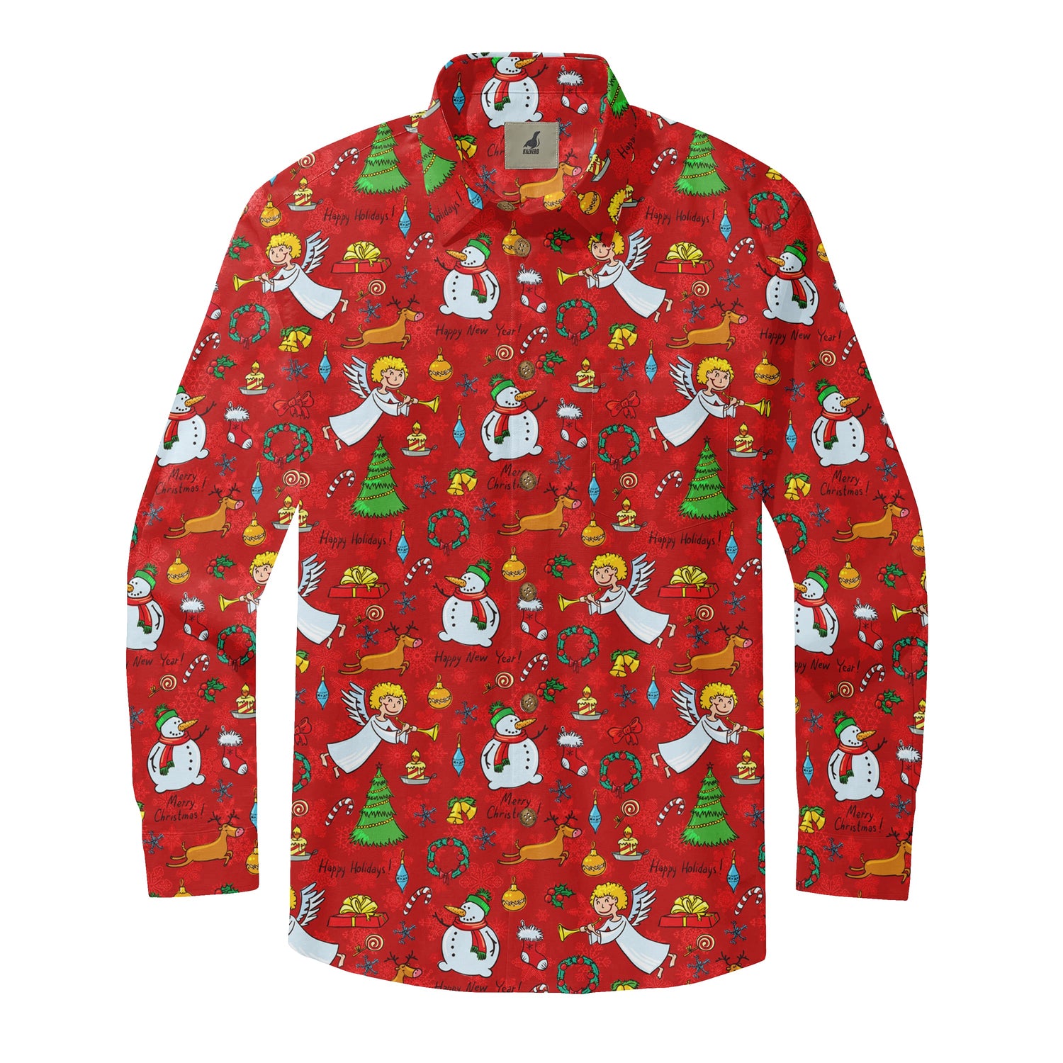 Christmas Angel Long Sleeve Shirt