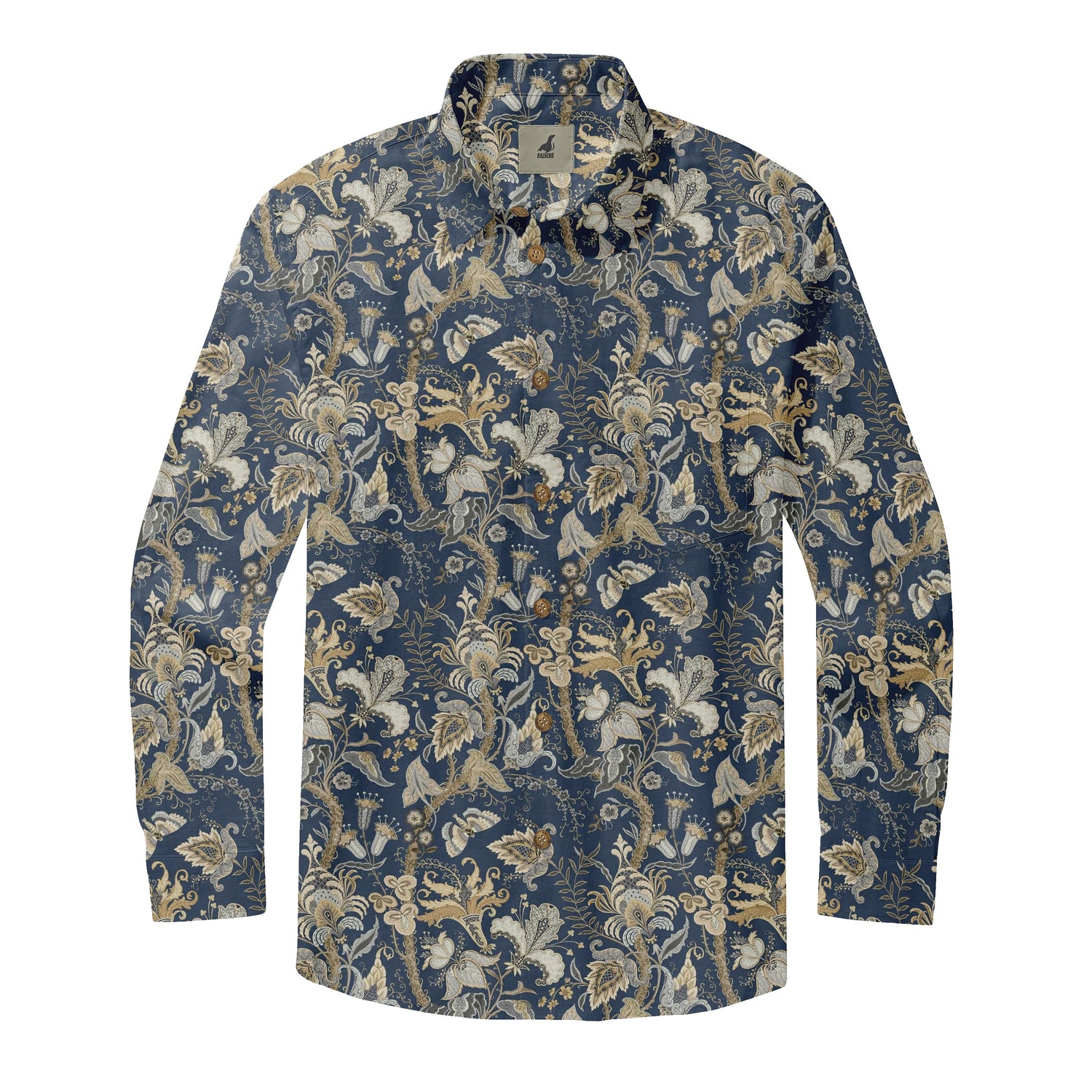 Floral Vine Long Sleeve Shirt