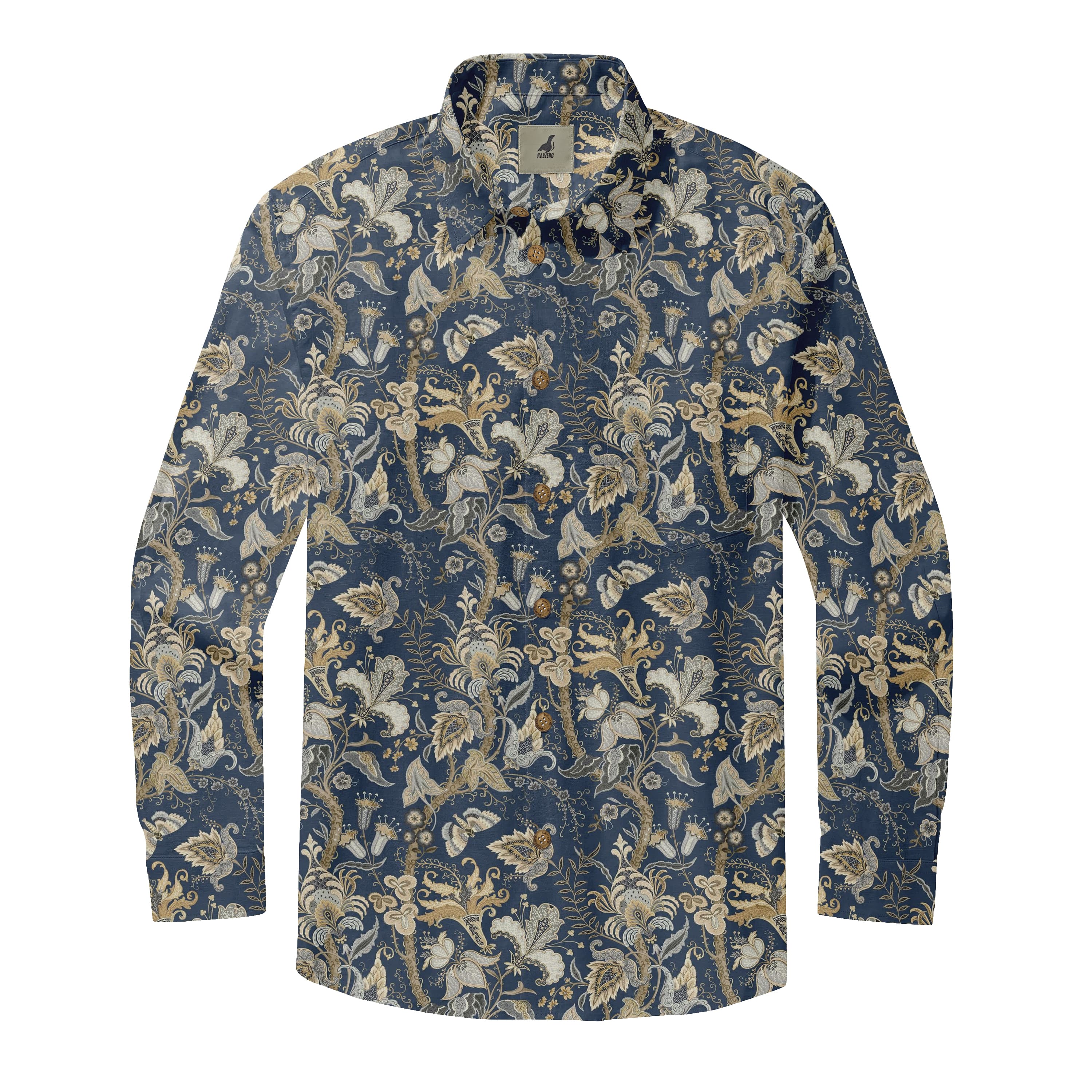 Floral Vine Long Sleeve Shirt