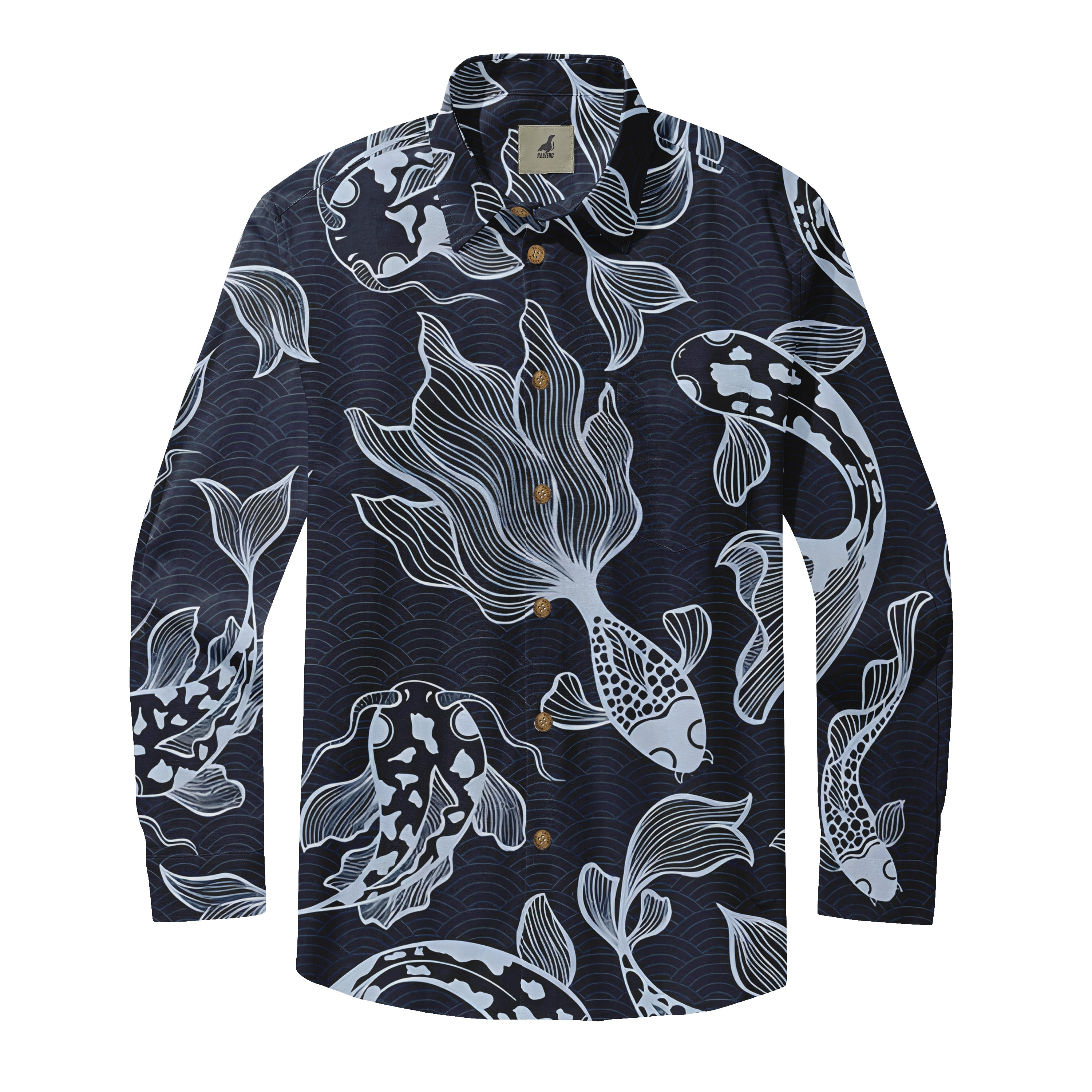 Flowing Koi Long Sleeve Shirts