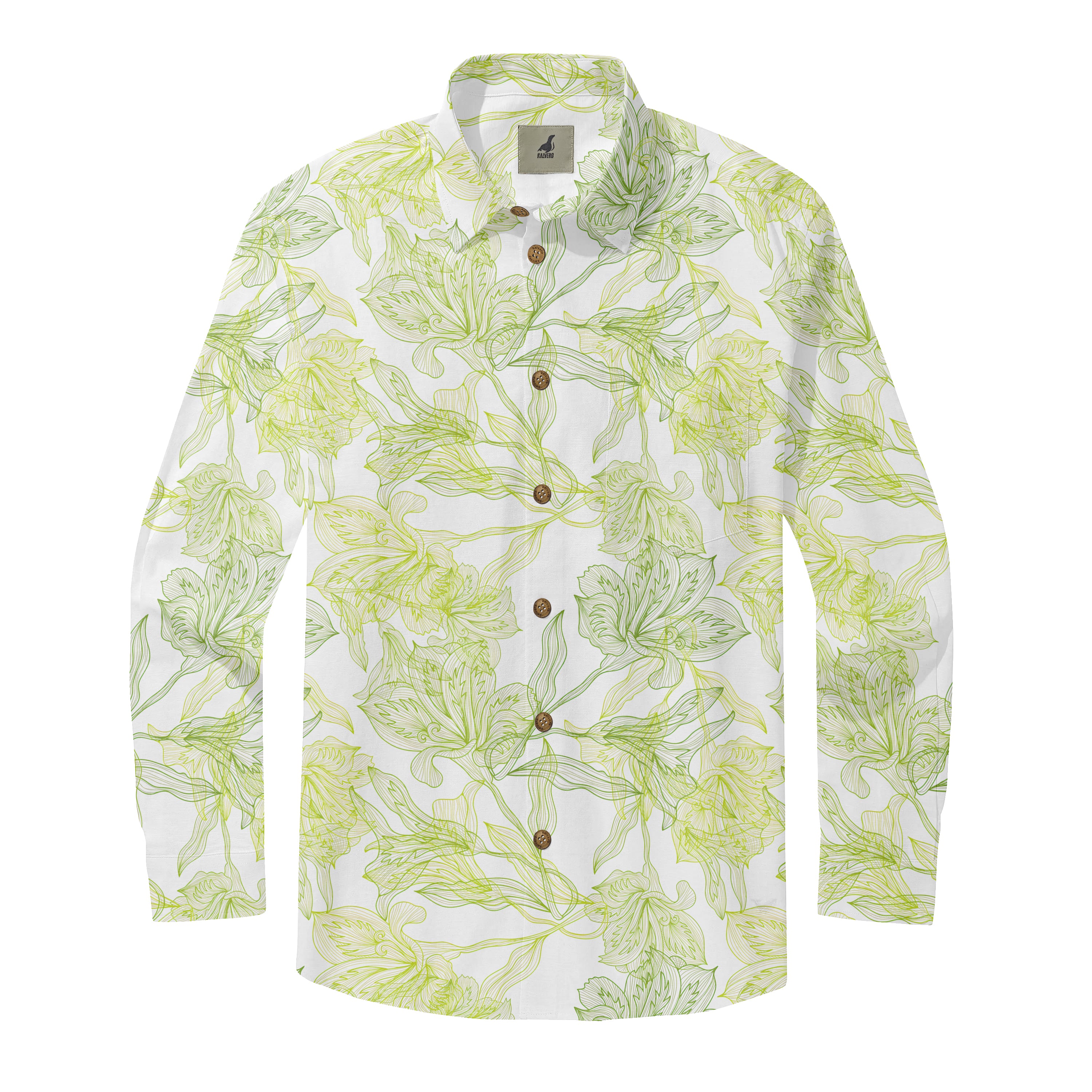 Verdant Essence Long Sleeve Shirts