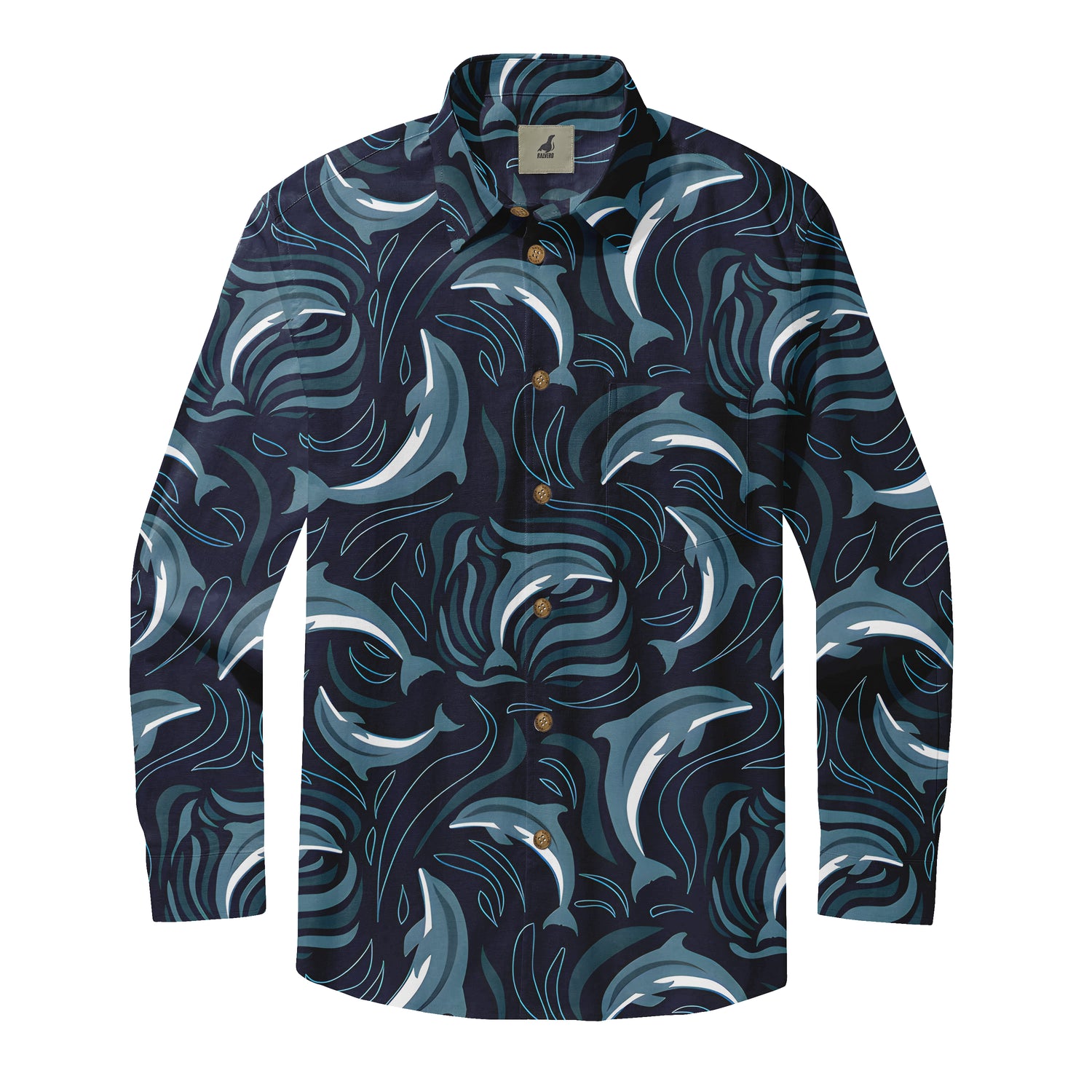 Rhythm of the Deep Long Sleeve Shirts