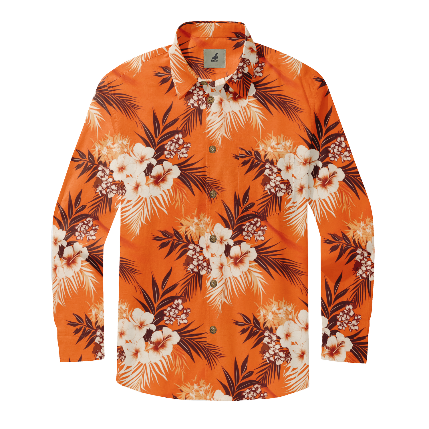 Tropical Blaze Long Sleeve Shirts