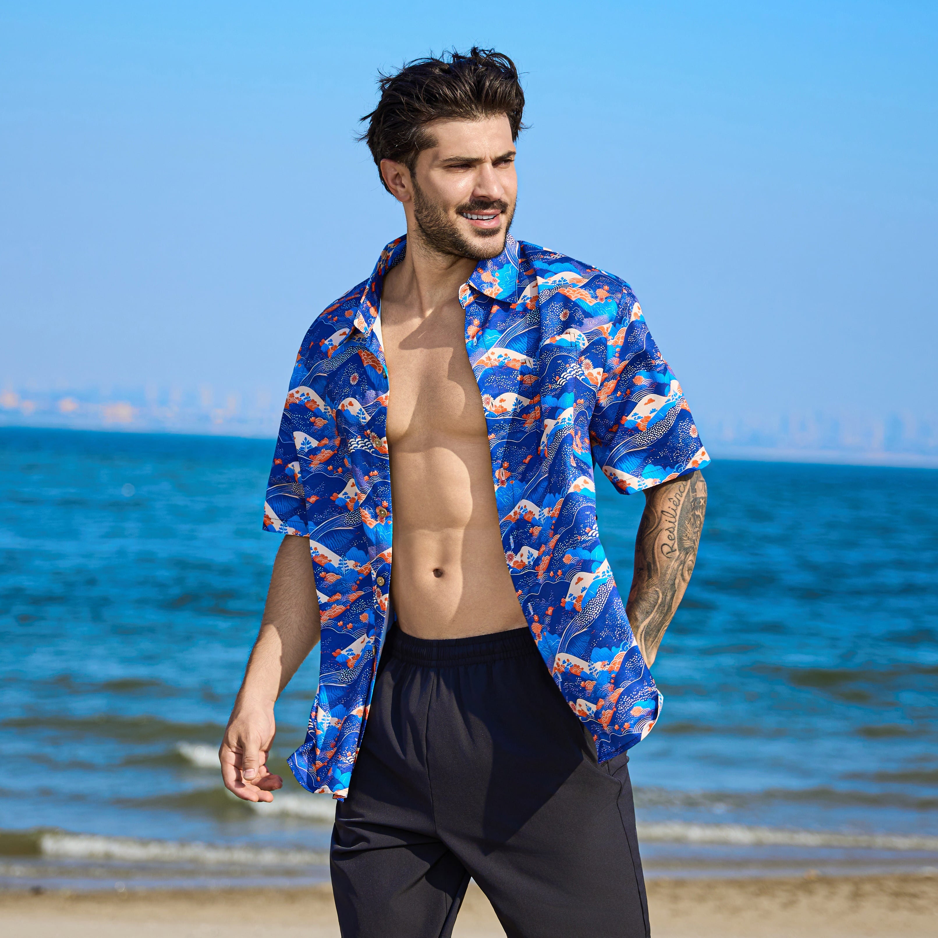 Mystic Mountains Childrens Hawaiian Shirt