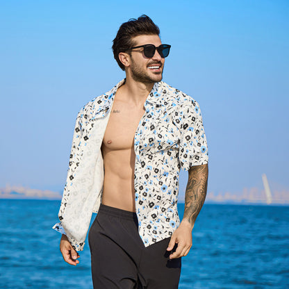 Elegance Bloom Childrens Hawaiian Shirt