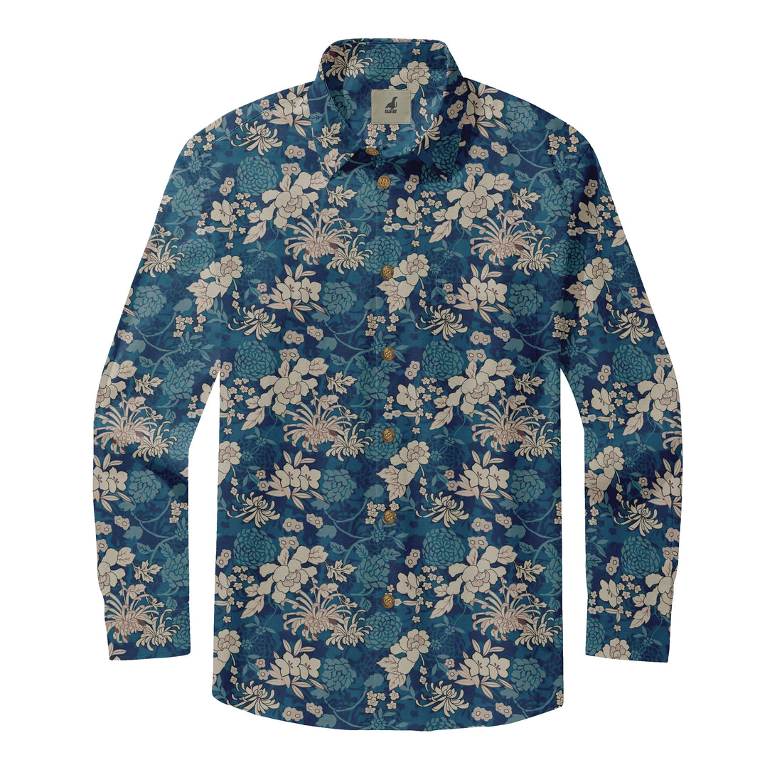 Chrysanthemum Bloom Long Sleeve Shirt