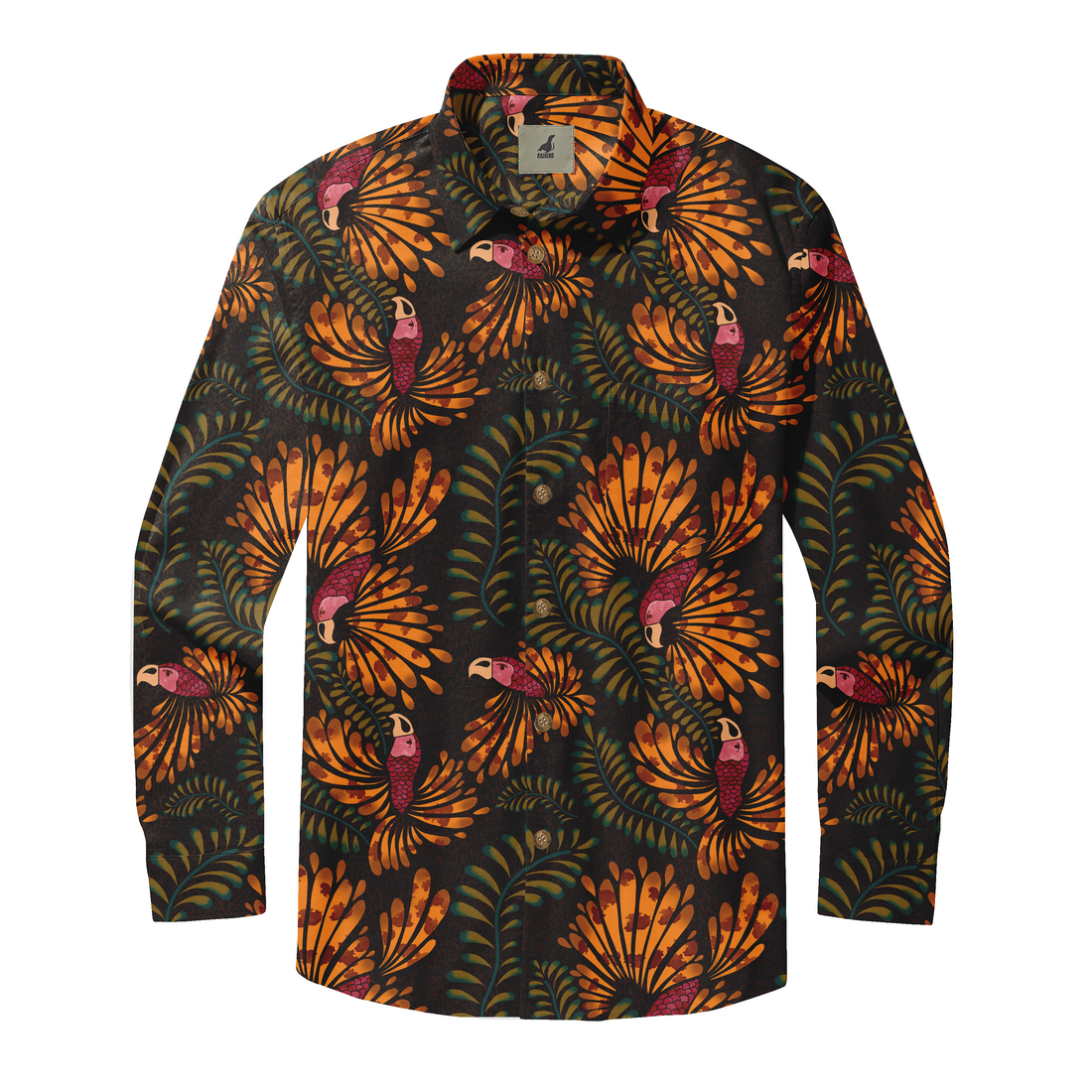 Tropical Flight Long Sleeve Shirts