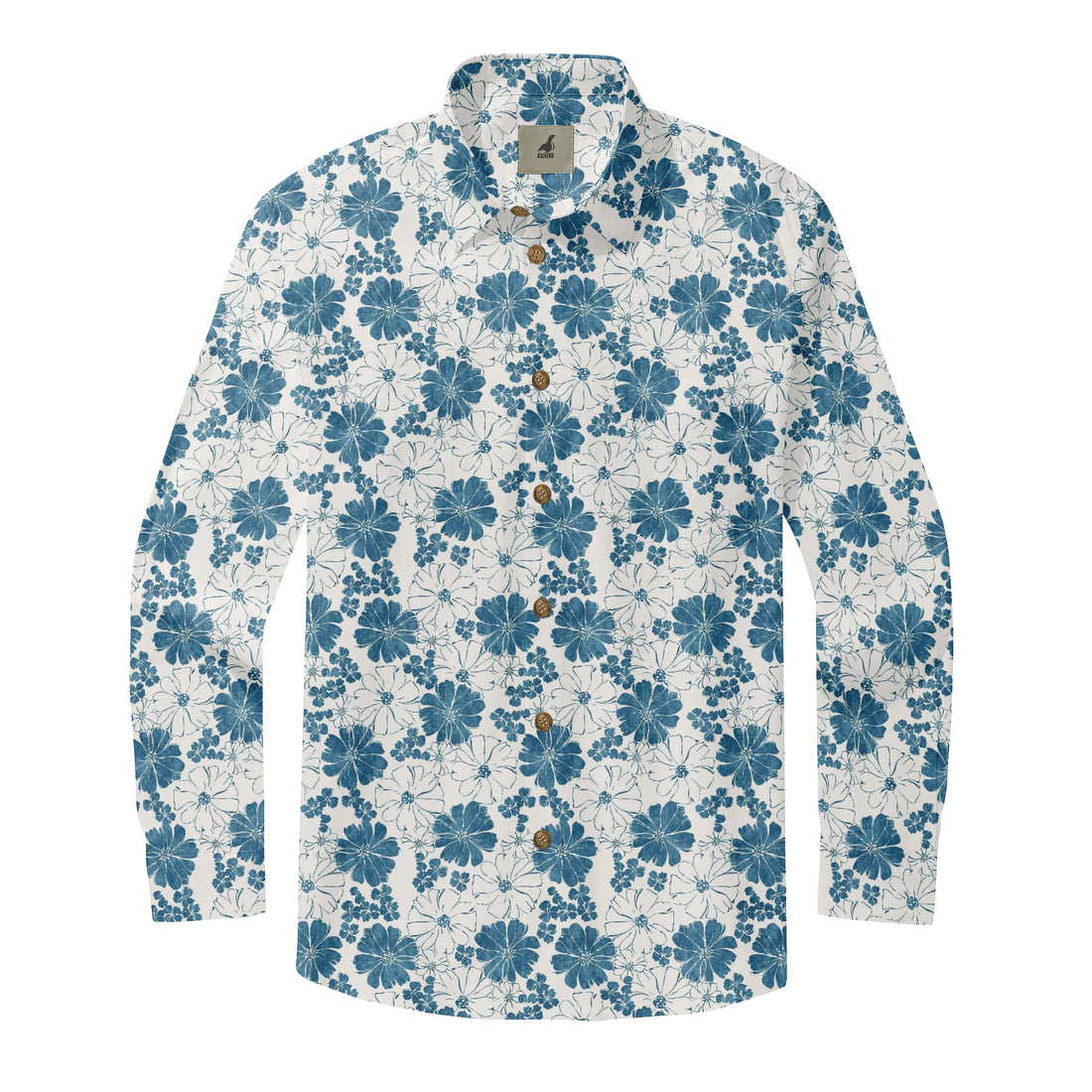 Blue Blossom Long Sleeve Shirt