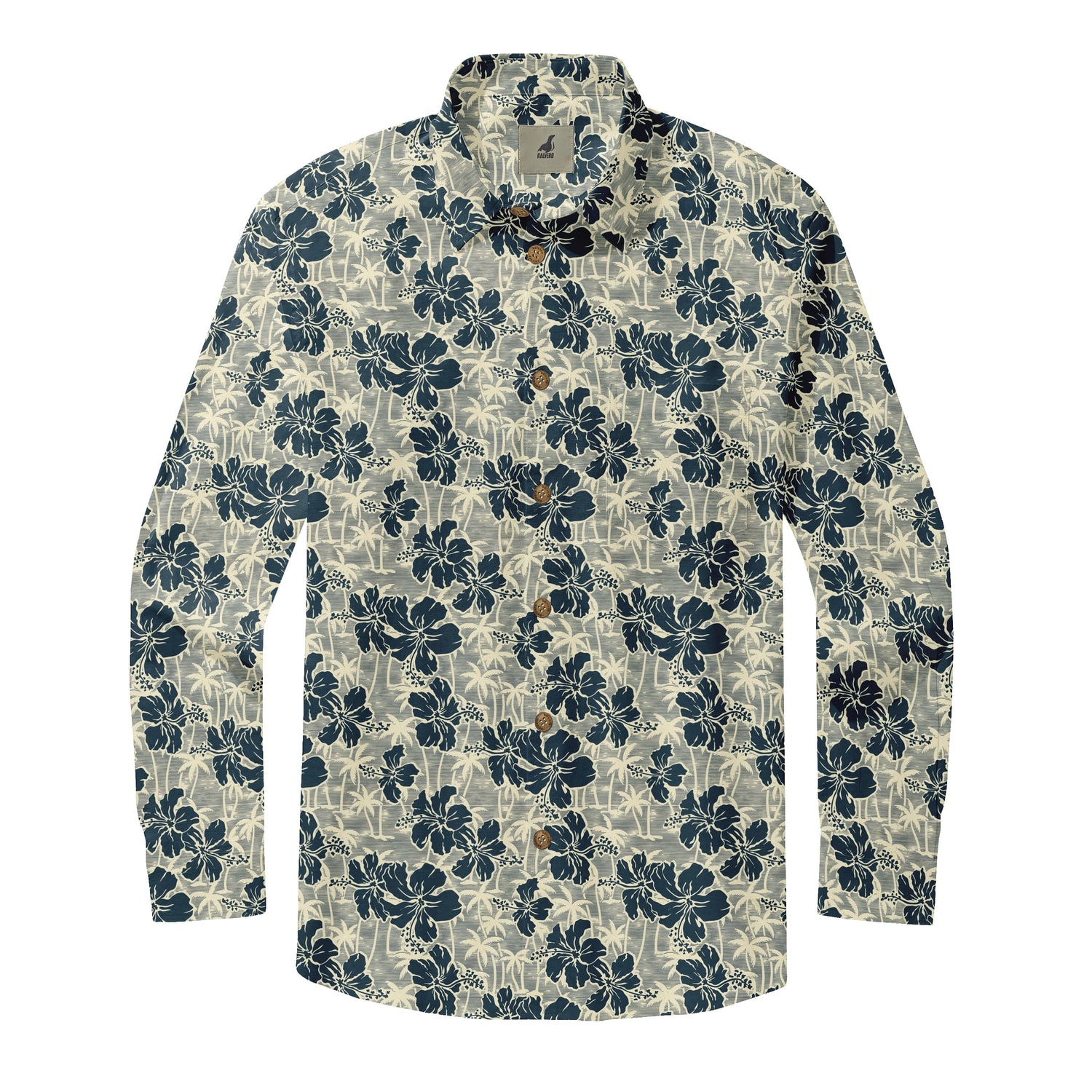 Hibiscus Bloom Long Sleeve Shirts
