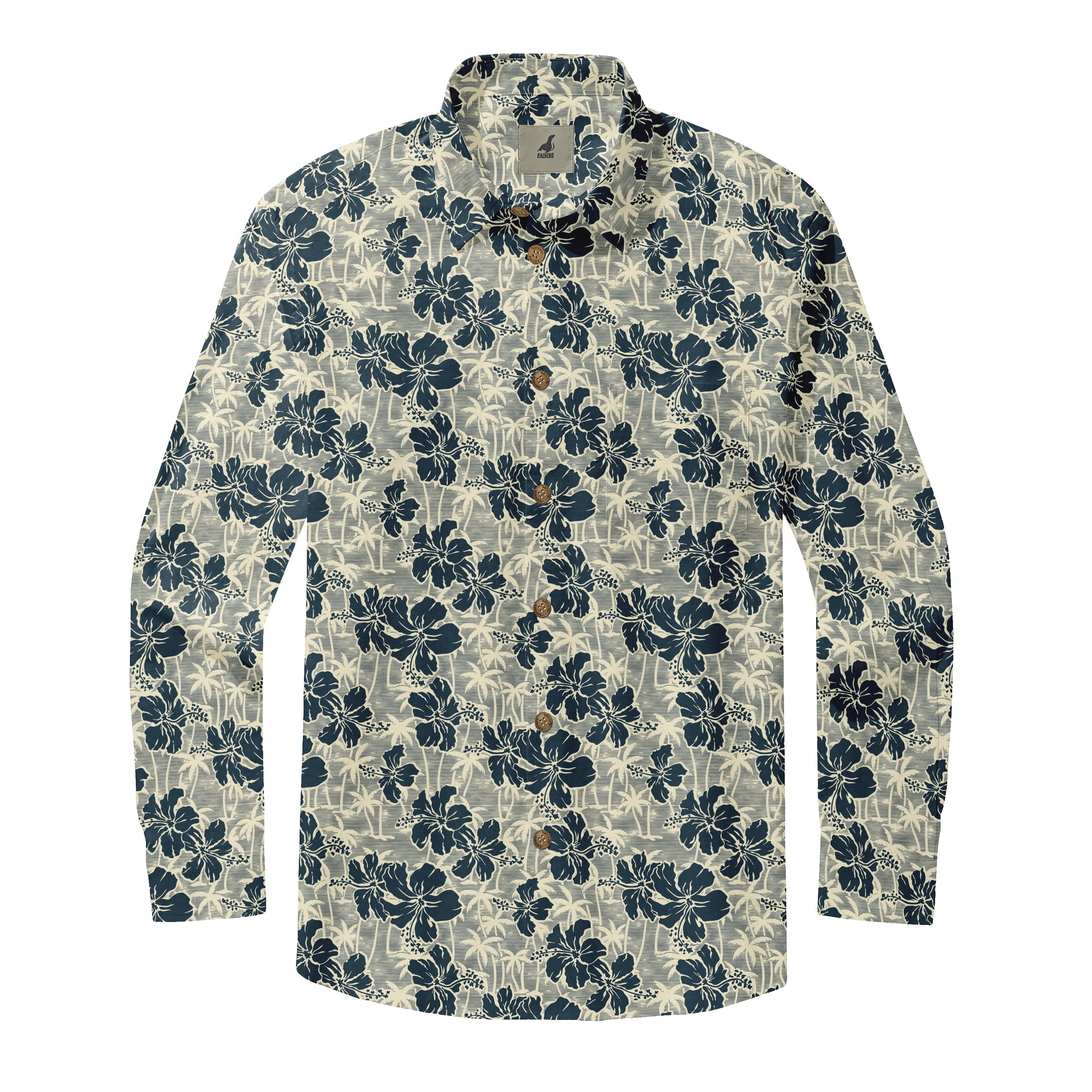 Hibiscus Bloom Long Sleeve Shirts