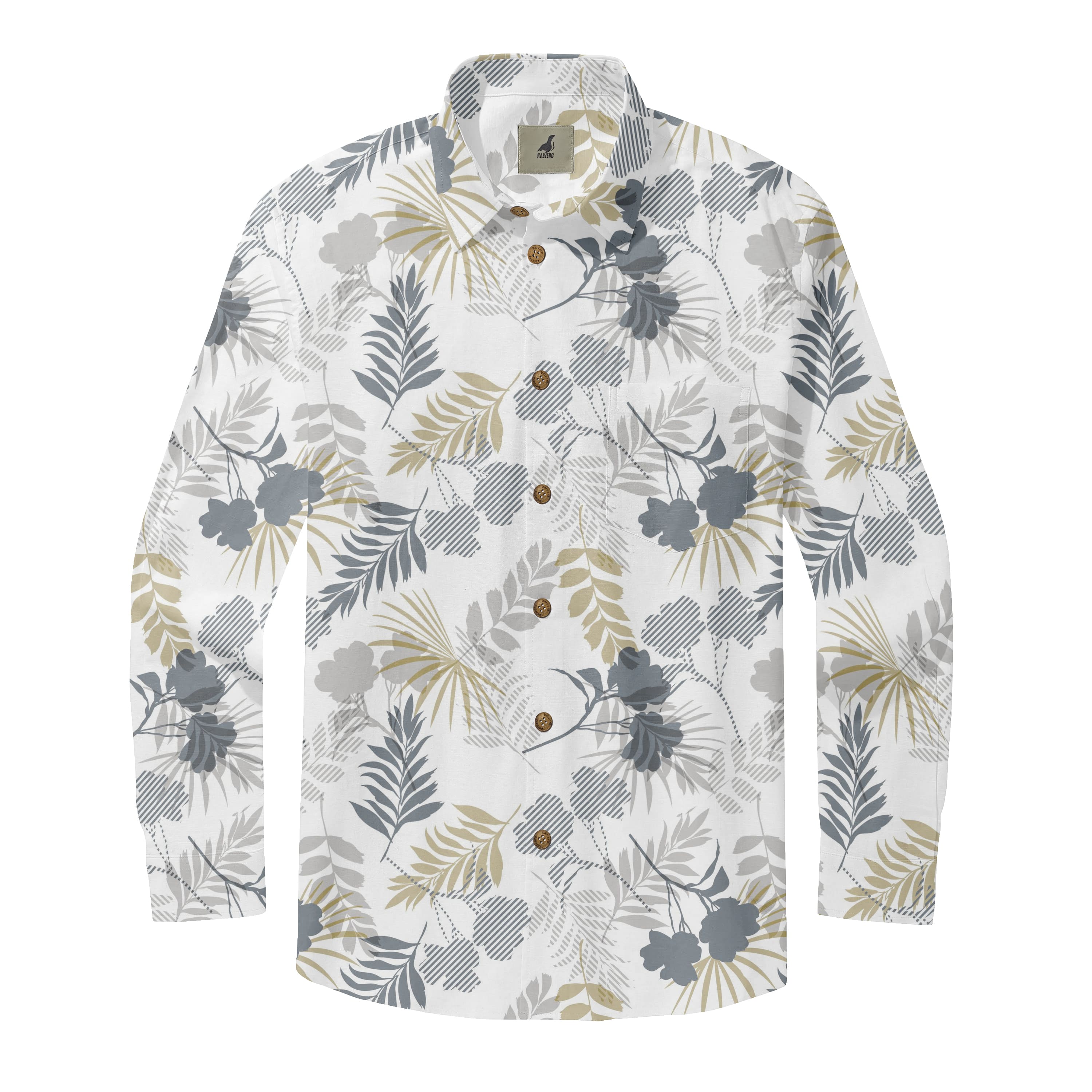 Lush Greenery Long Sleeve Shirts