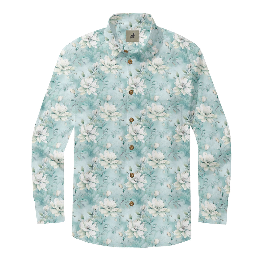 White Water Lily Long Sleeve Shirts