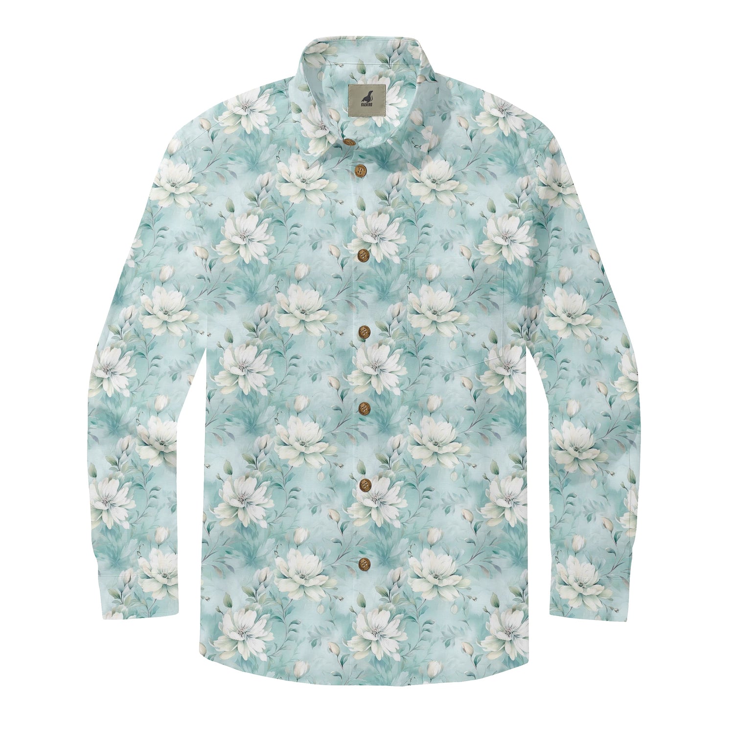 White Water Lily Long Sleeve Shirts