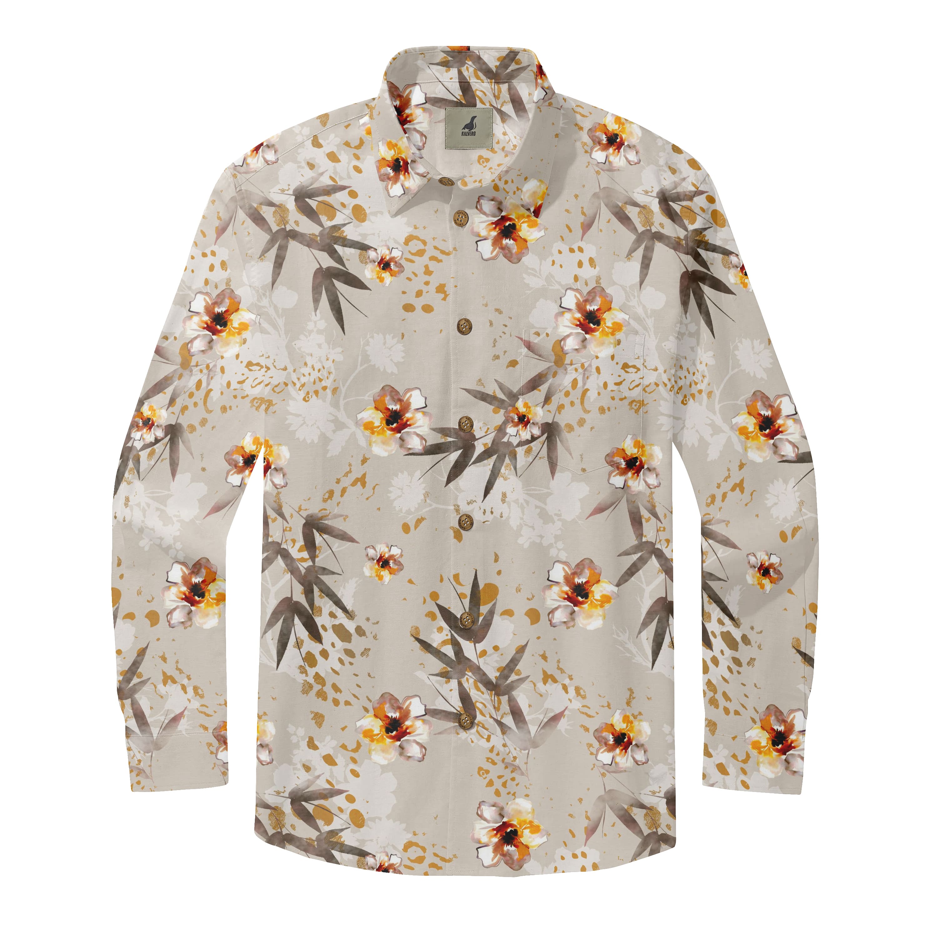 Bamboo Blossom Long Sleeve Shirt