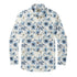 Blue Toned Floral Long Sleeve Shirts