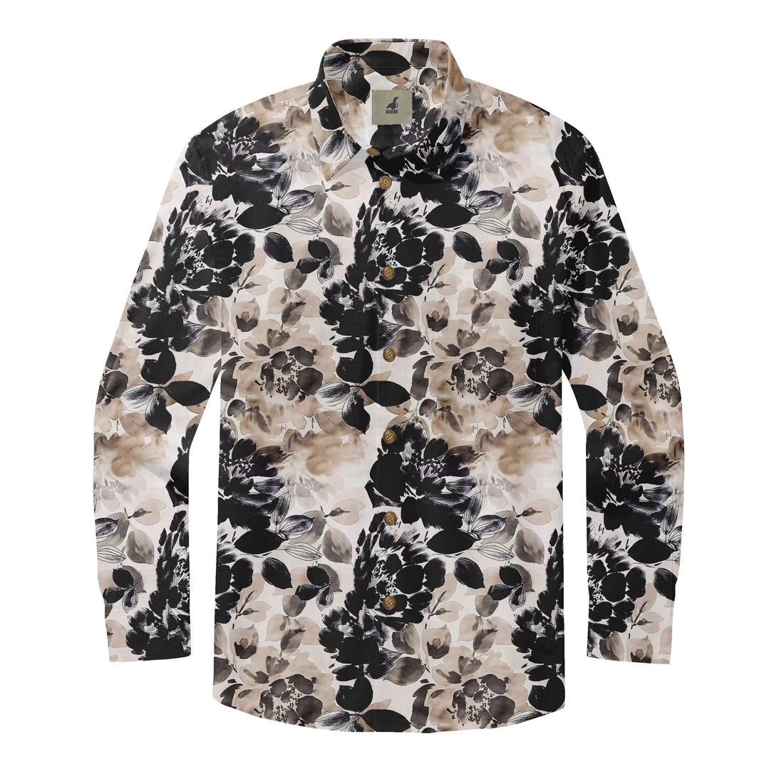 Ink Leaf Long Sleeve Shirt