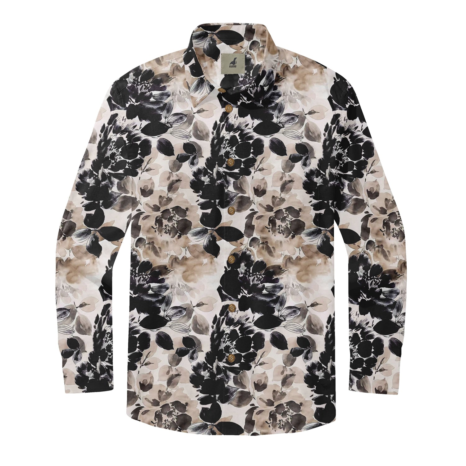 Ink Leaf Long Sleeve Shirt