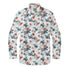 Mixed Floral Print Long Sleeve Shirts