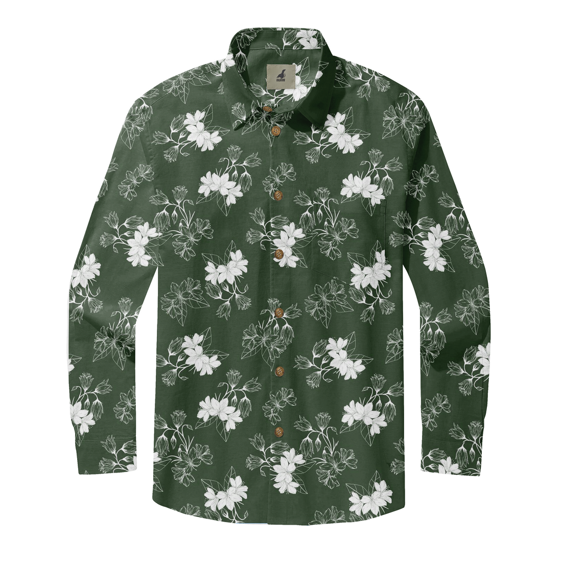 Floral Harmony Long Sleeve Shirts