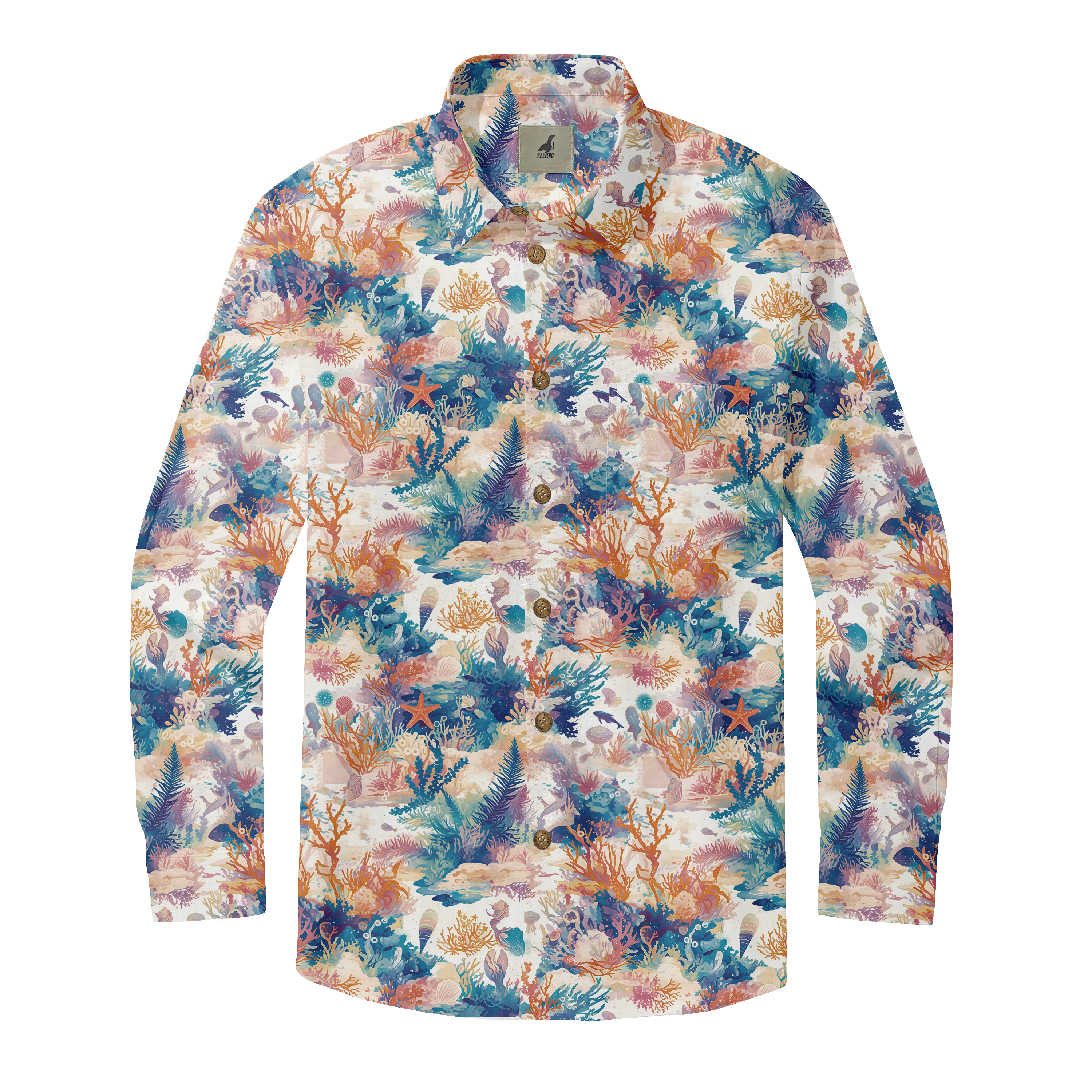 Seascape Serenity Long Sleeve Shirts