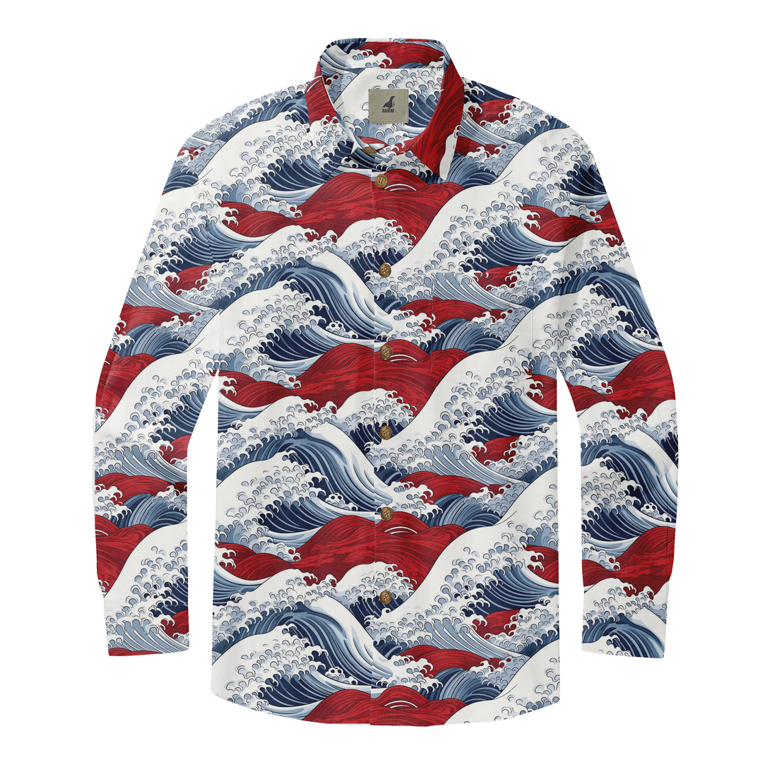 Rhythm of the Waves Long Sleeve Shirts