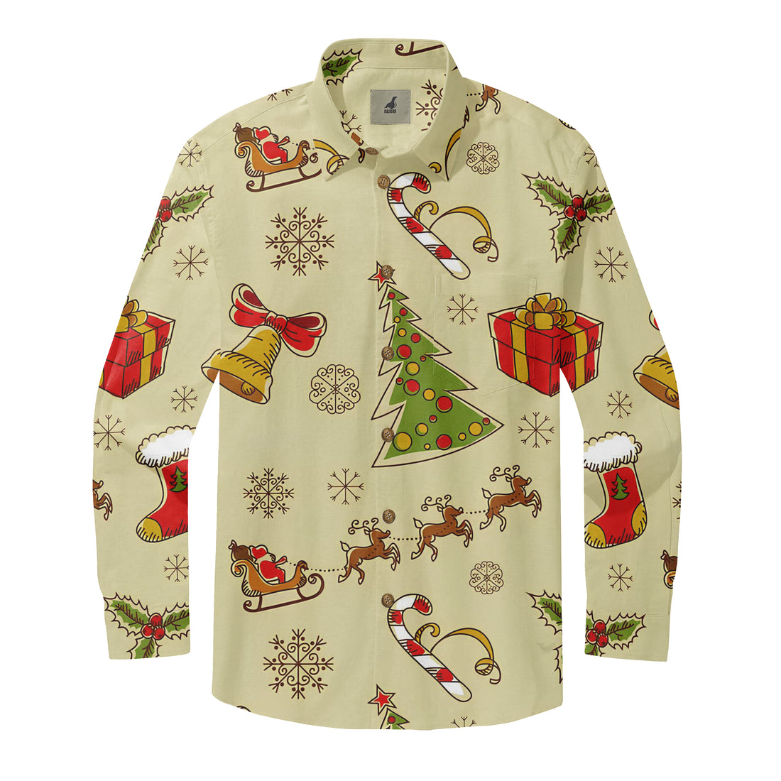 Festive Charm Long Sleeve Shirts