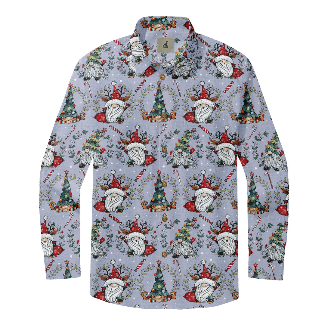 Reindeer Gnome Long Sleeve Shirt