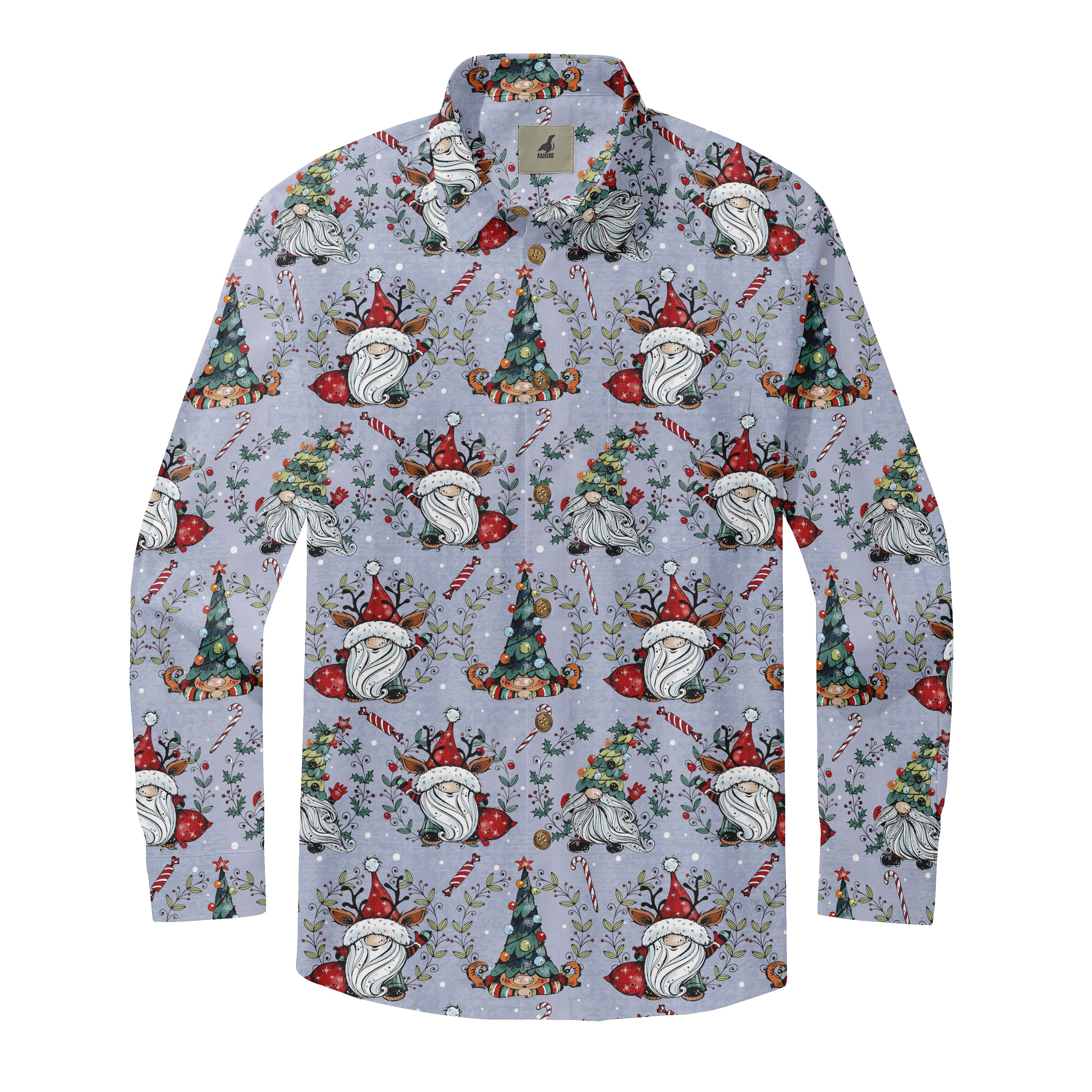 Reindeer Gnome Long Sleeve Shirt