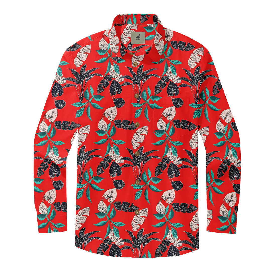 Fiery Jungle Long Sleeve Shirts