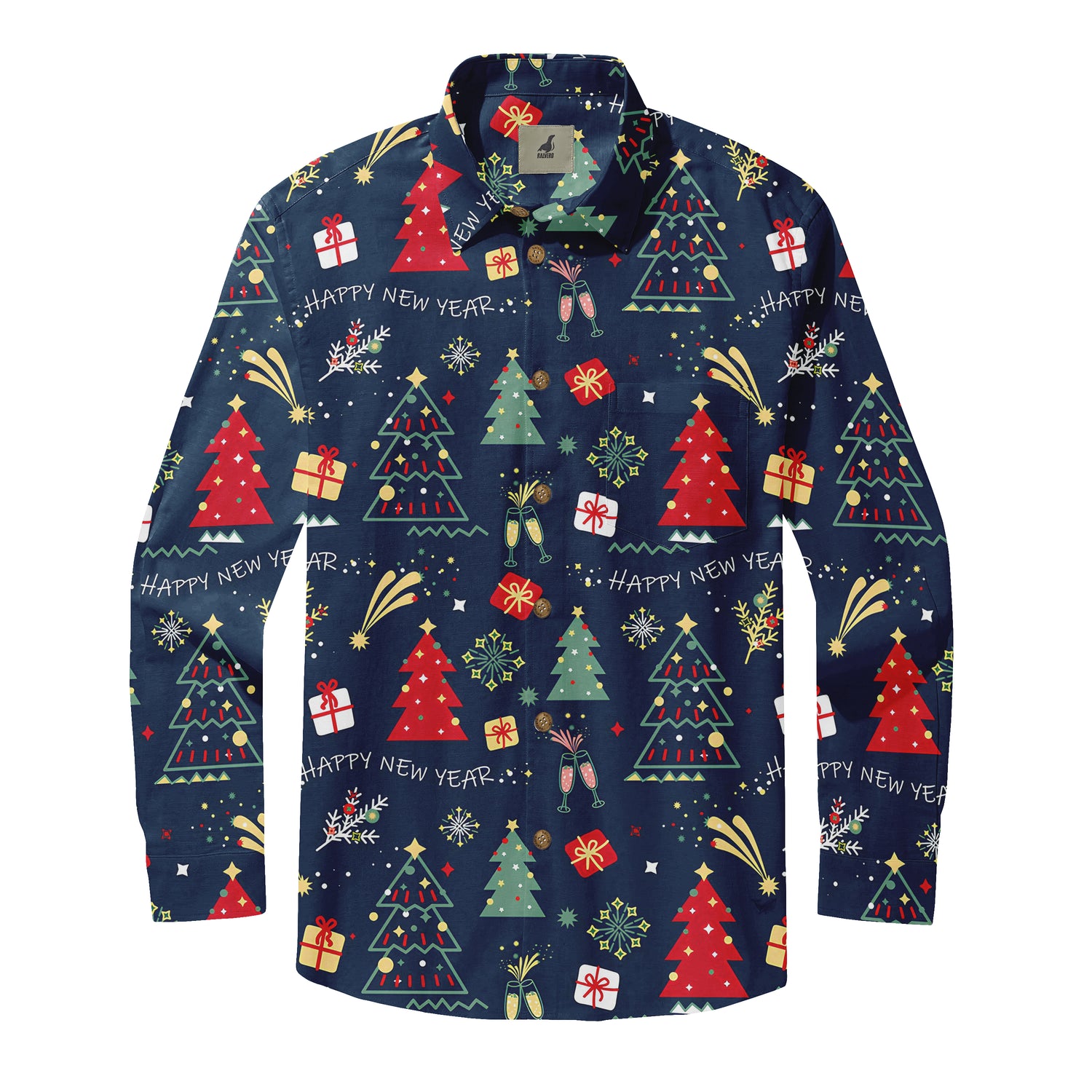 Starry Festivity Long Sleeve Shirts