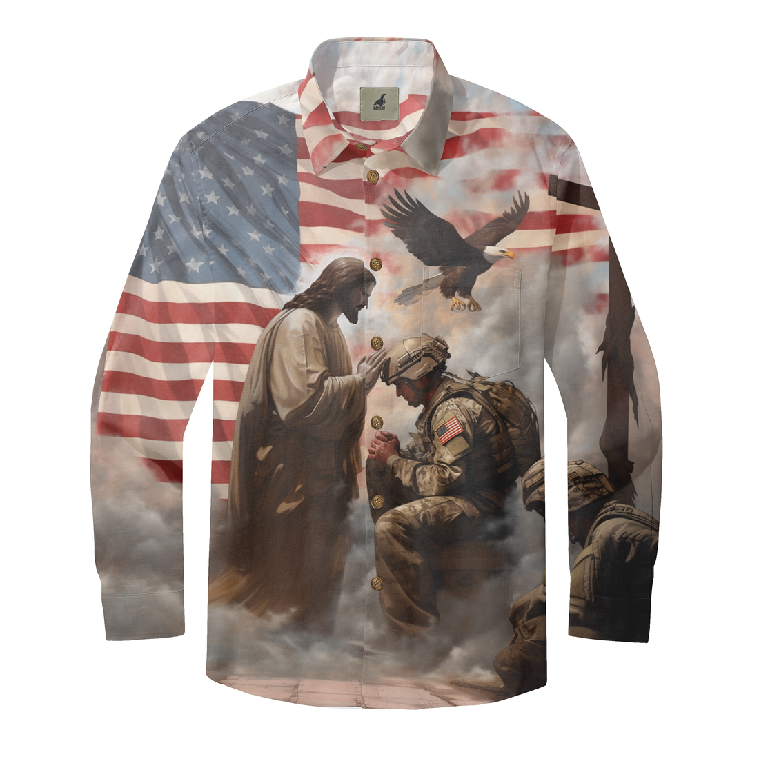 Wings of Faith · Heart of the Brave Long Sleeve Shirts