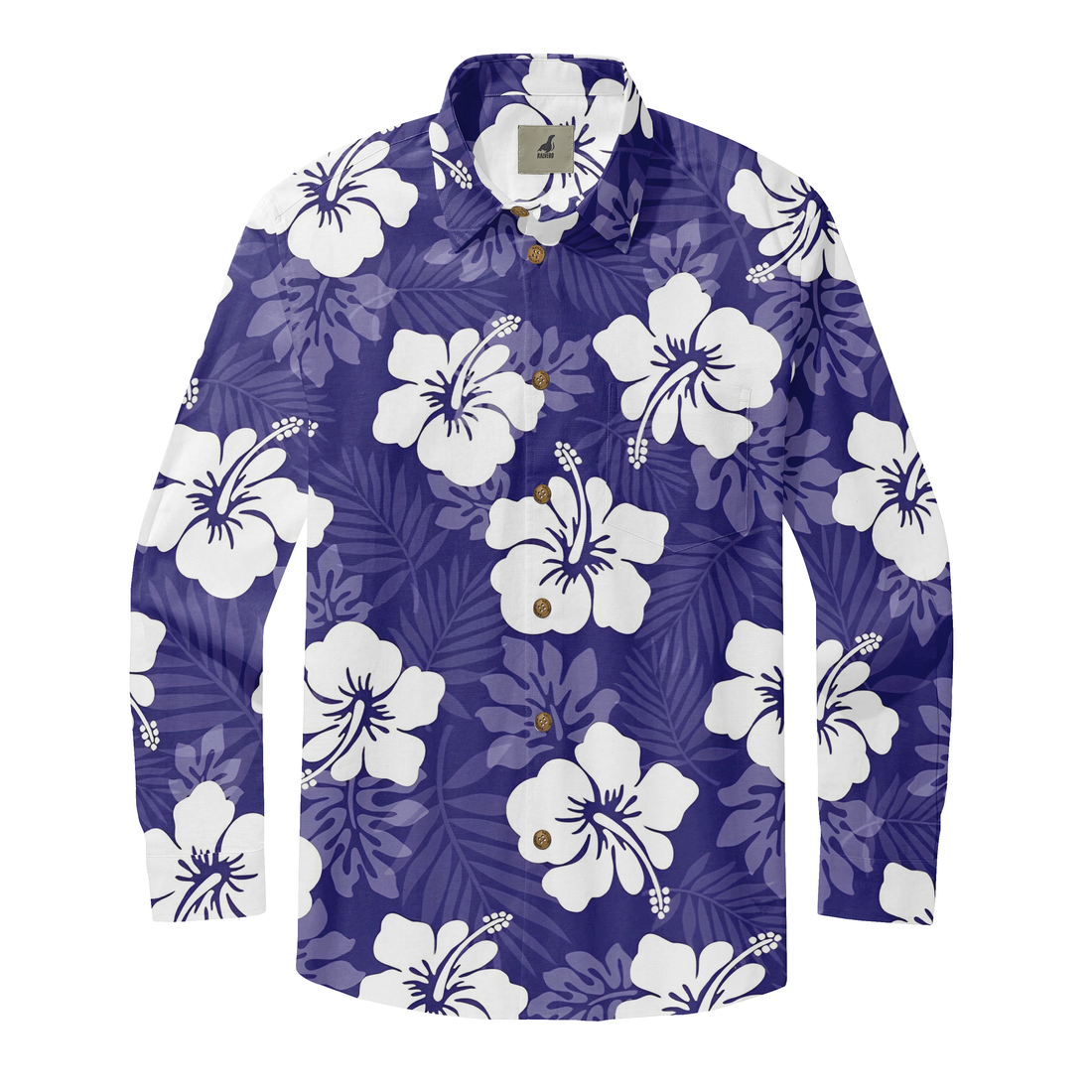 Purple Bloom Aura Long Sleeve Shirts