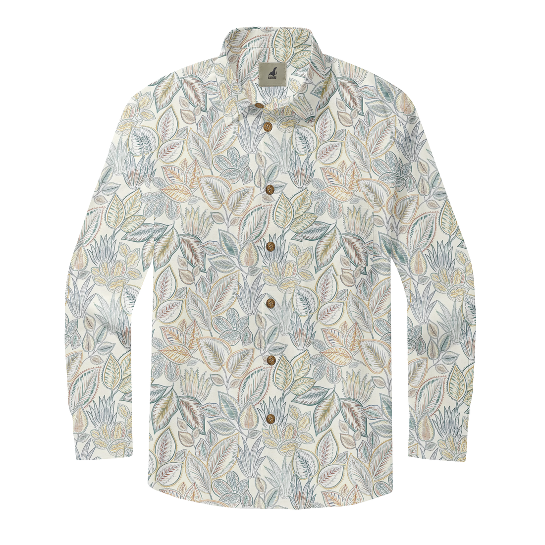 Serene Leaves Long Sleeve Shirts