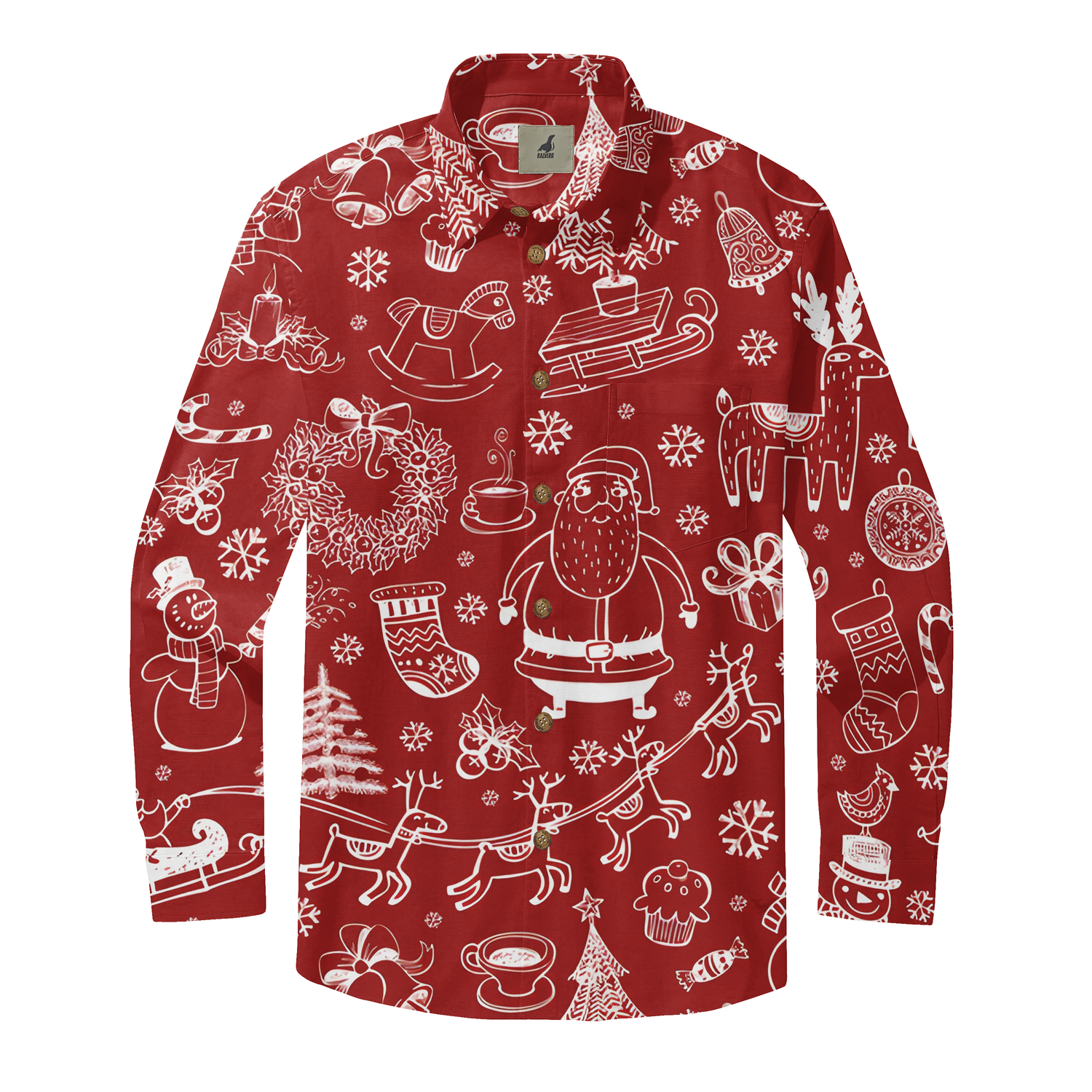 Festive Harmony Long Sleeve Shirts