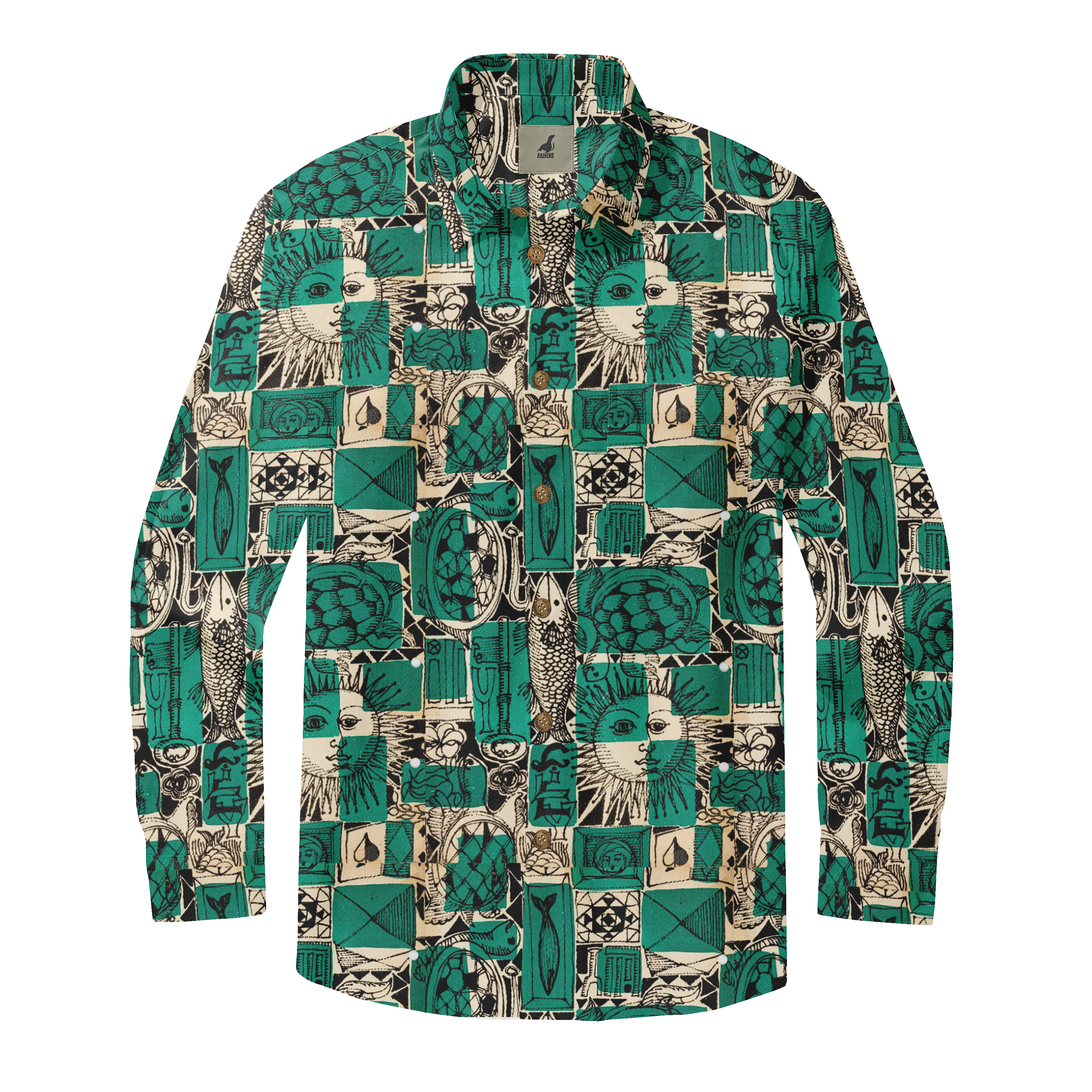 Vintage Mirage Long Sleeve Shirts