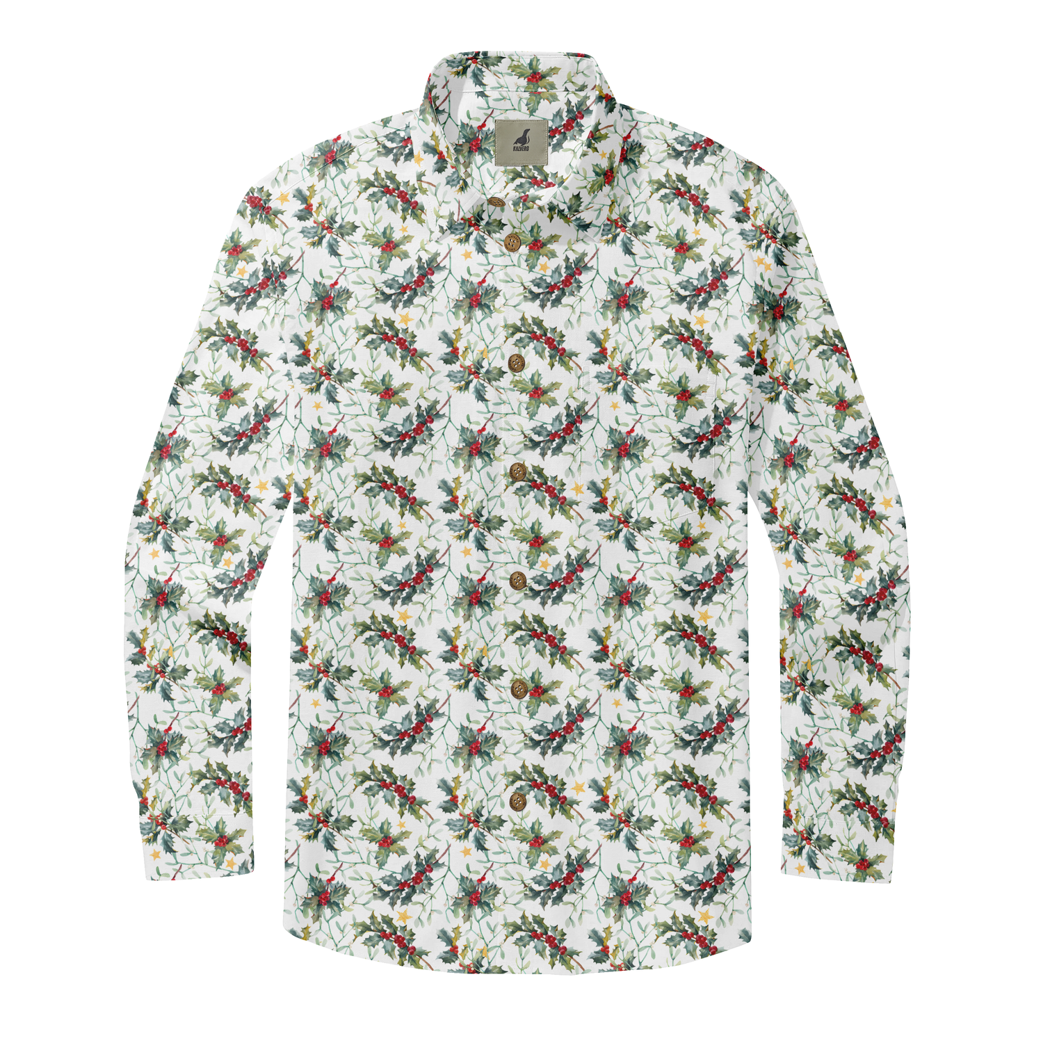 Fresh Branch Whispers Long Sleeve Shirts