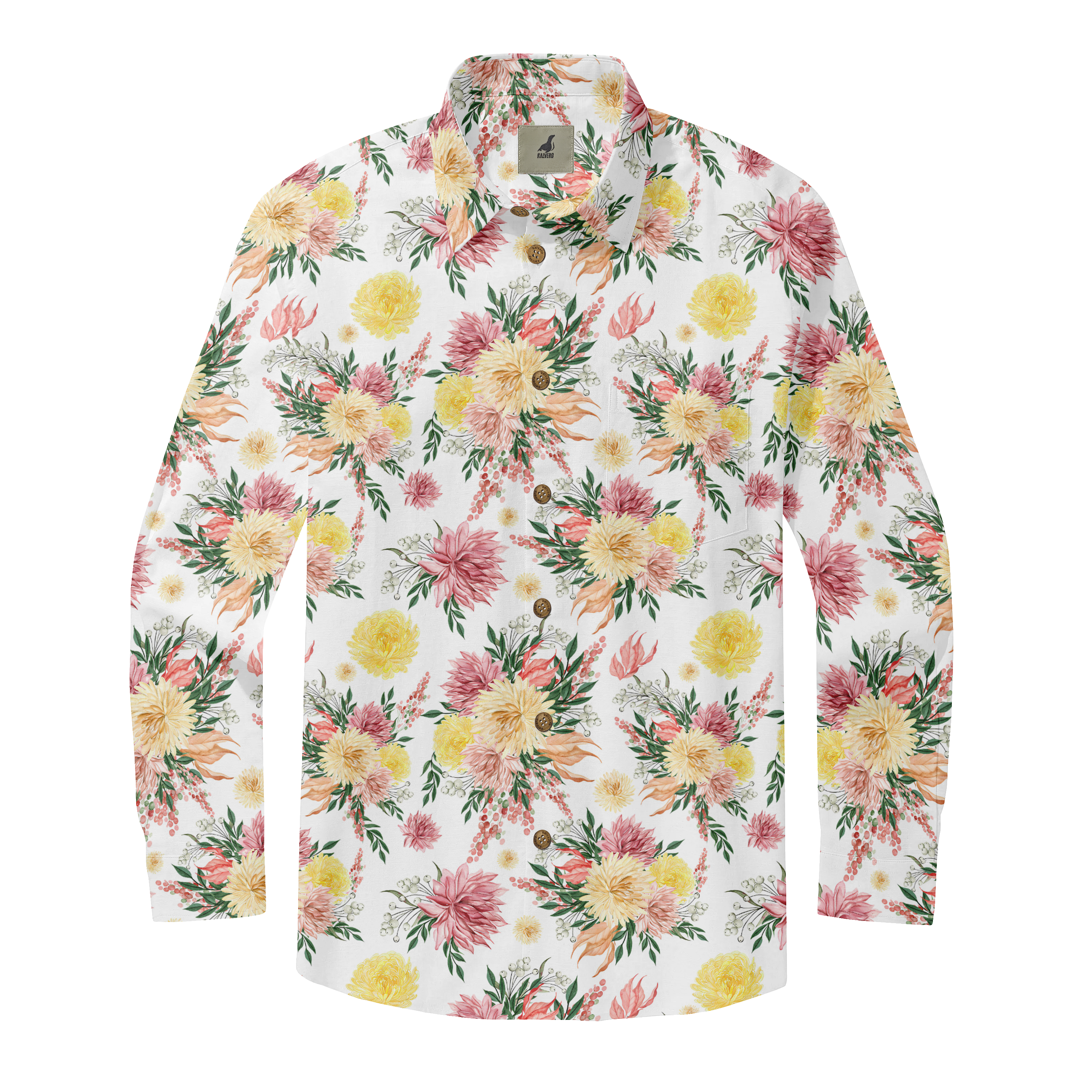 Whispering Blooms Long Sleeve Shirts