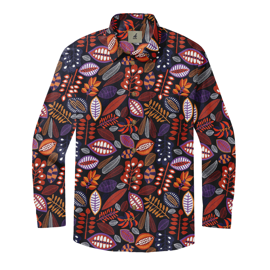 Autumn Geometry Long Sleeve Shirts