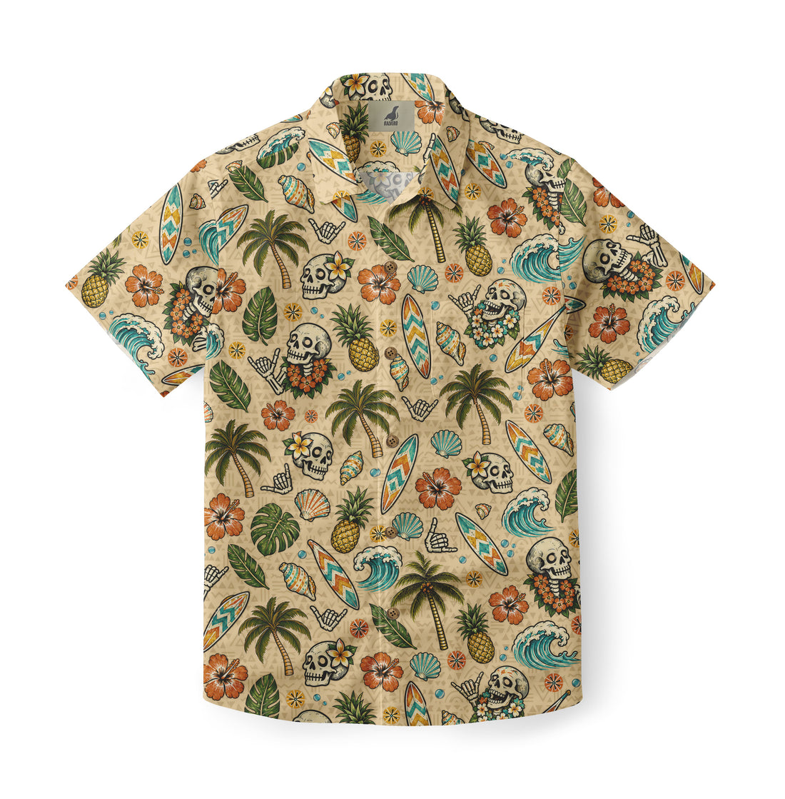 Aloha Surf Skulls Hawaiian Shirt