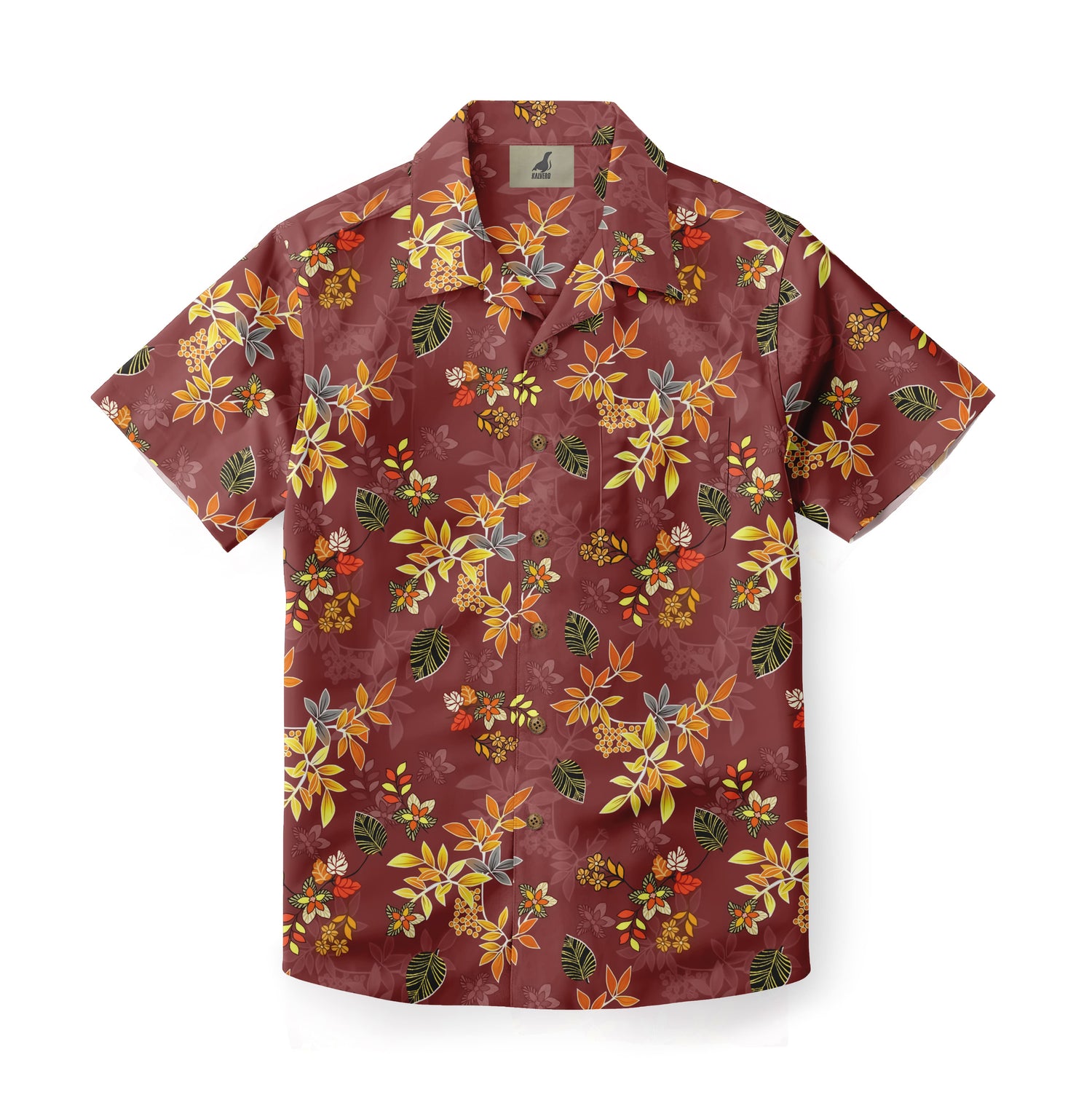 Autumn Ember Floral Camp Shirt
