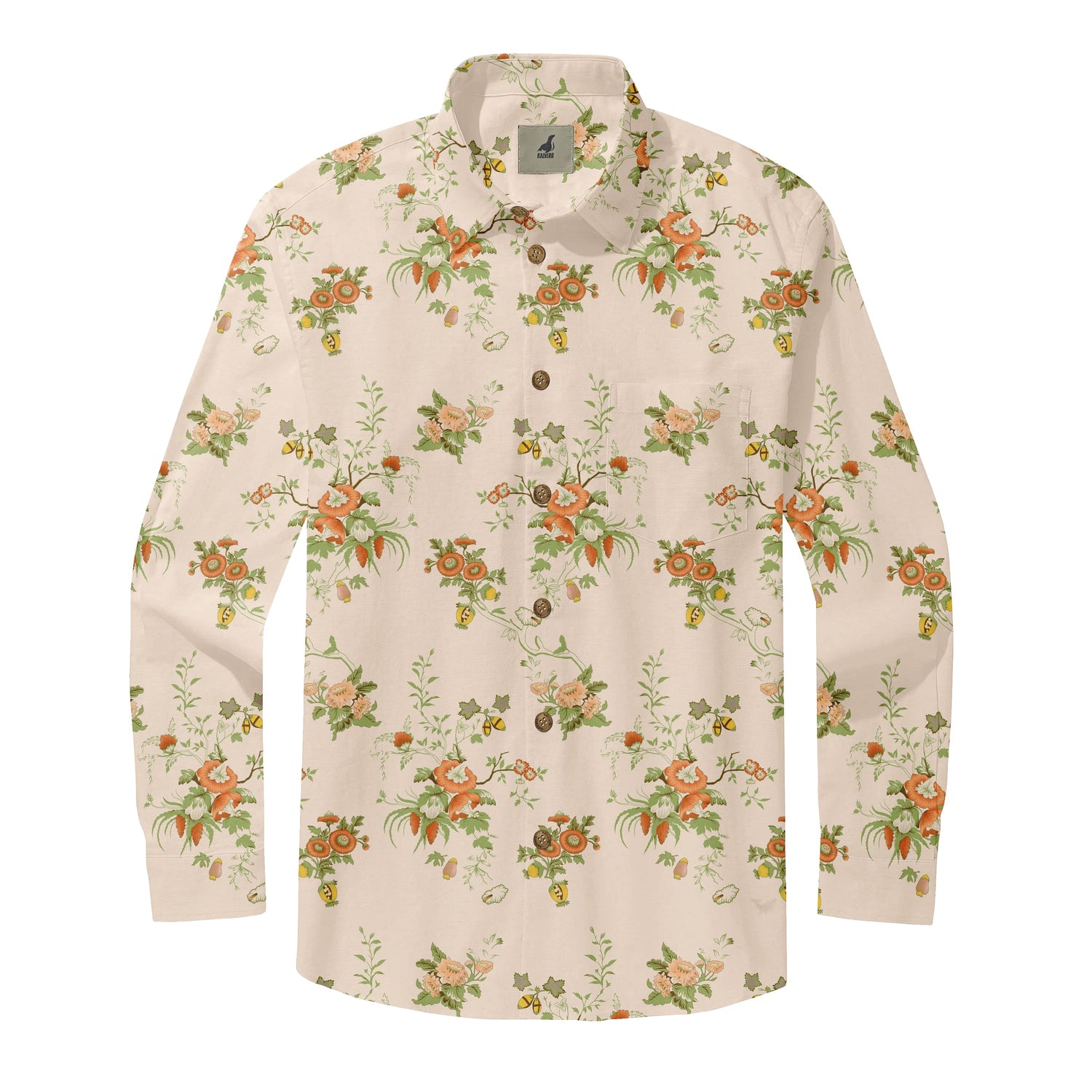 Autumn Meadow Blossom Long Sleeve Shirts