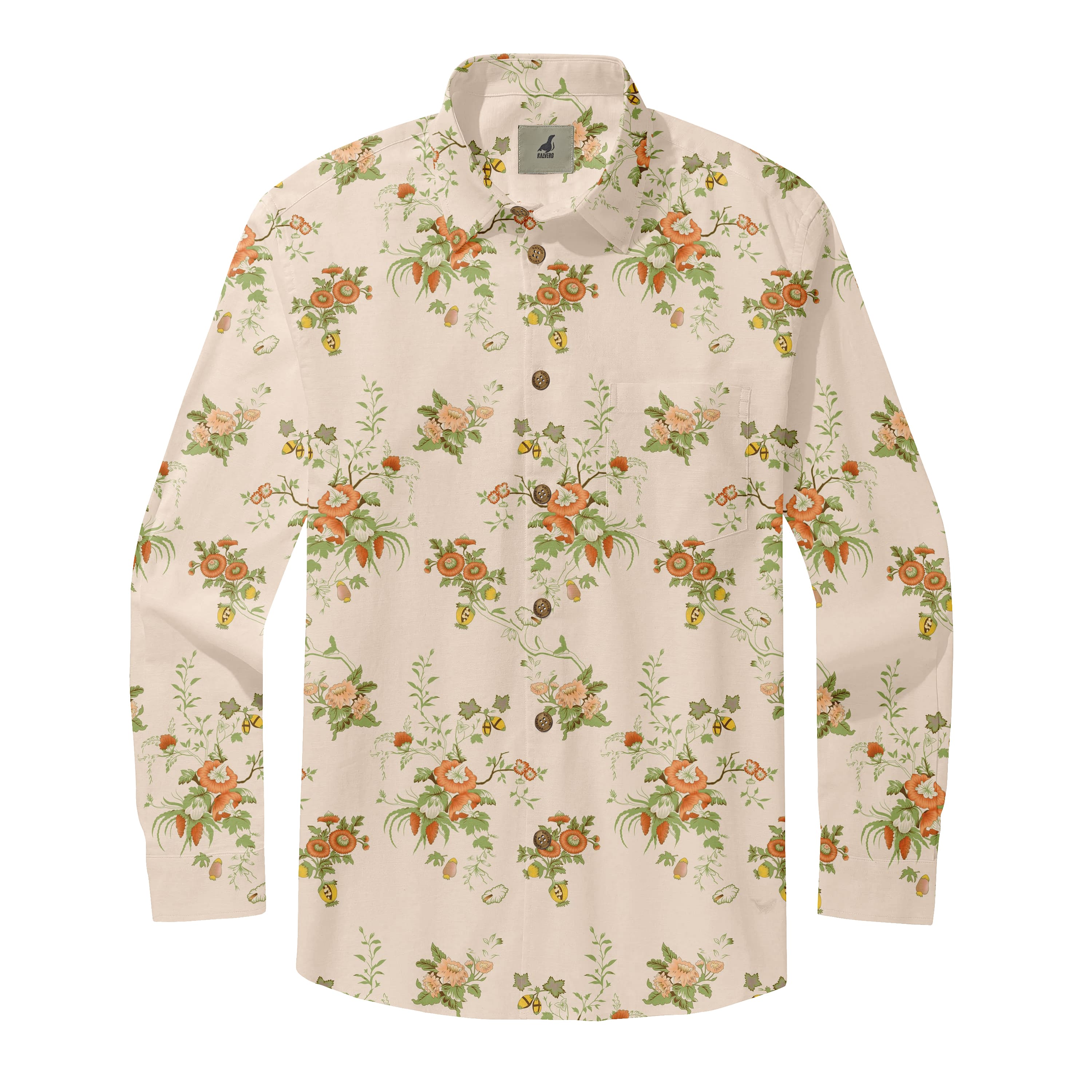 Autumn Meadow Blossom Long Sleeve Shirts