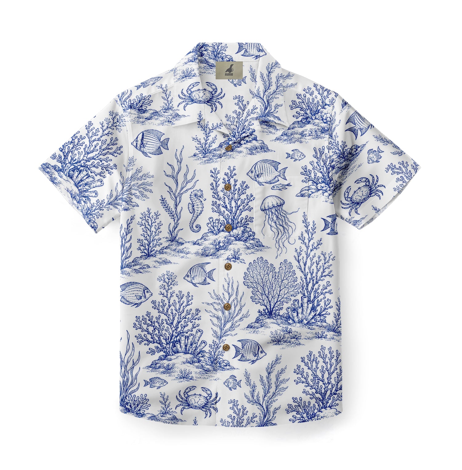 Blue Coral Sanctuary Hawaiian shirt