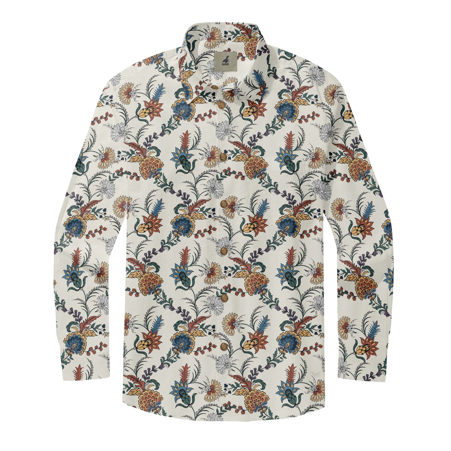 Bohemian Garden Bloom Long Sleeve Shirts