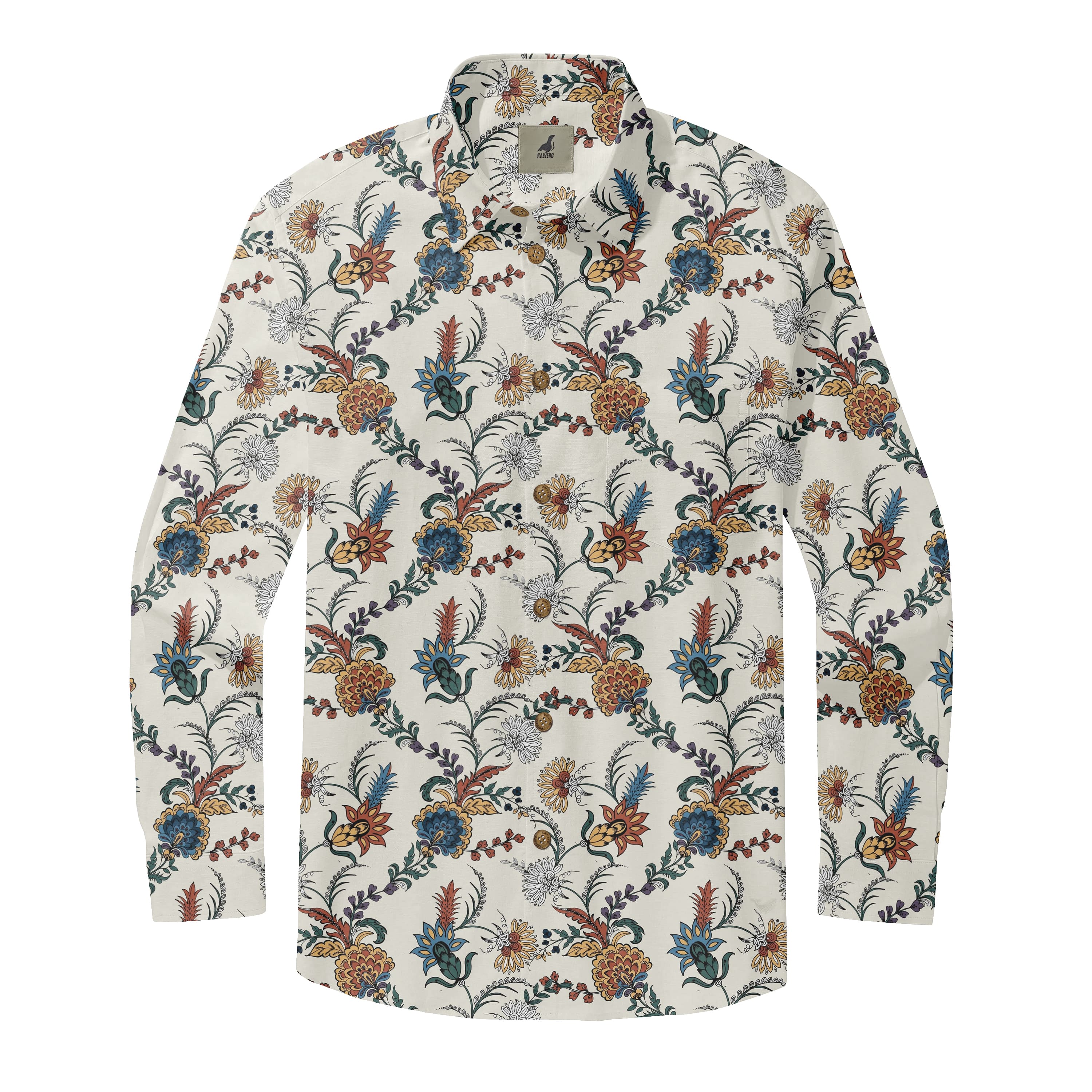 Bohemian Garden Bloom Long Sleeve Shirts