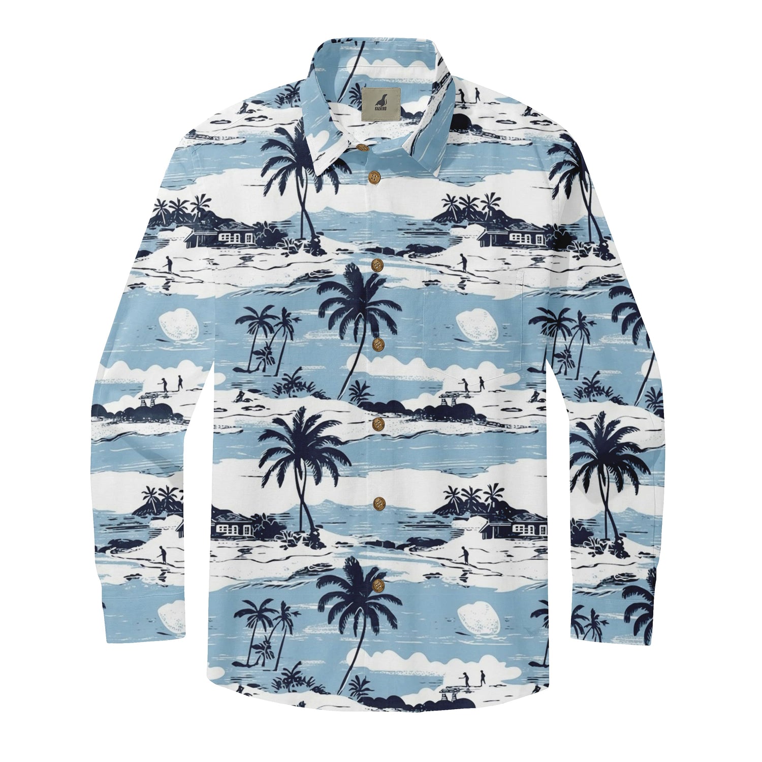Coastal Drift Resort Long Sleeve Shirts