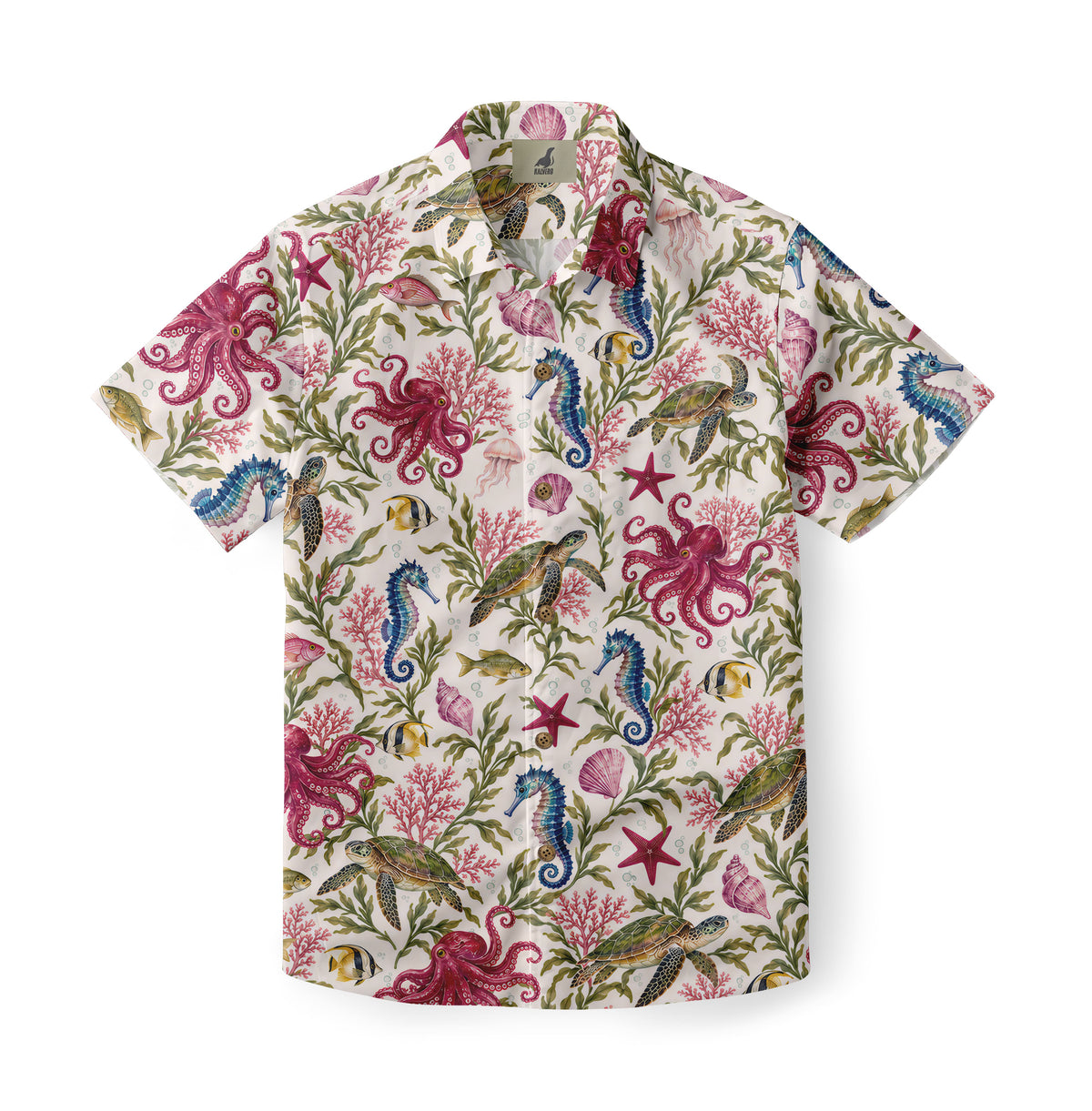 Coral Reef Creatures Hawaiian Shirt