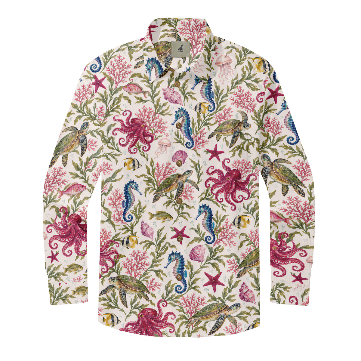 Coral Reef Creatures Long Sleeve Shirt
