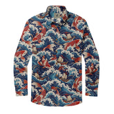 Crimson Koi Voyage Long Sleeve Shirt